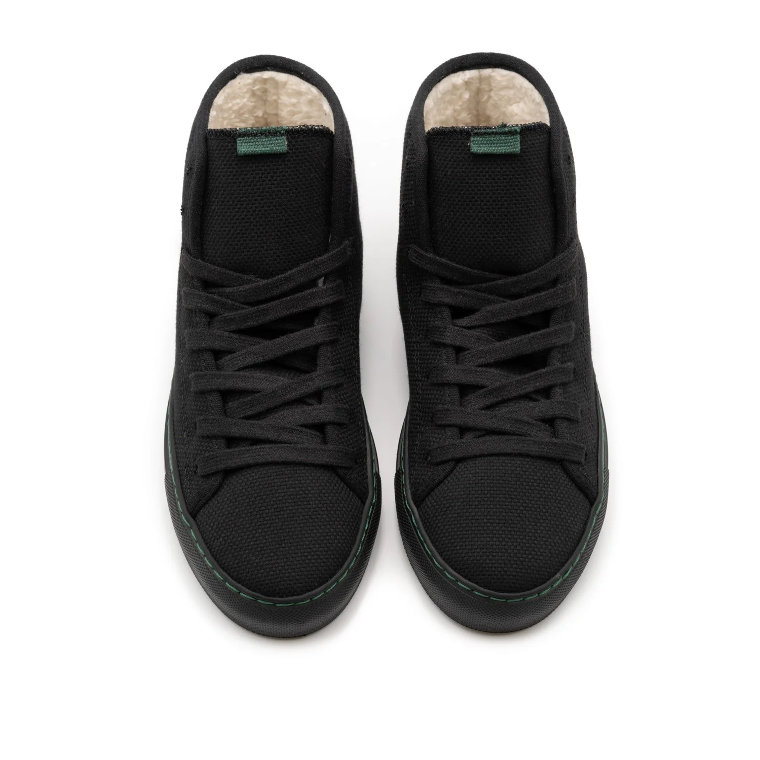 Vegan laces black FLA001 - Image 2