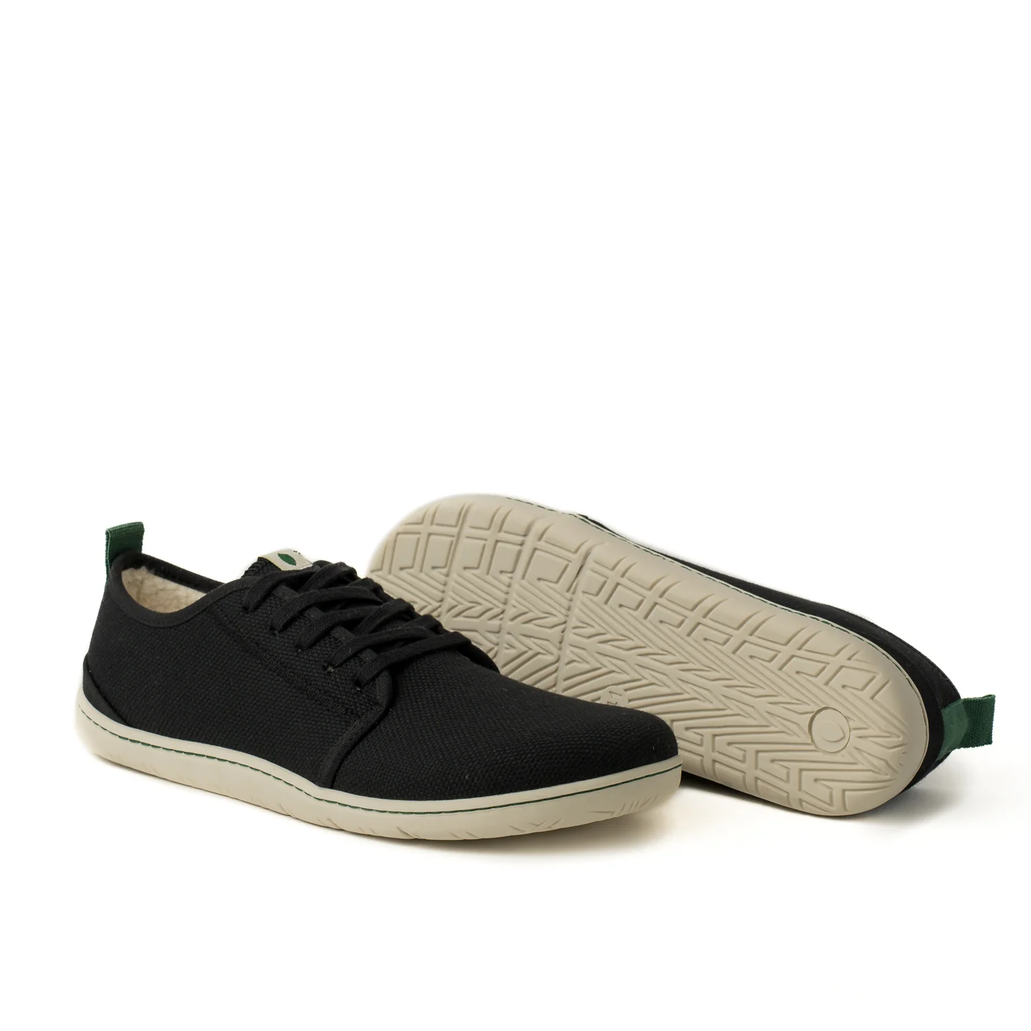Black Vegan Winter Barefoot Sneakers CHA012 - Image 2