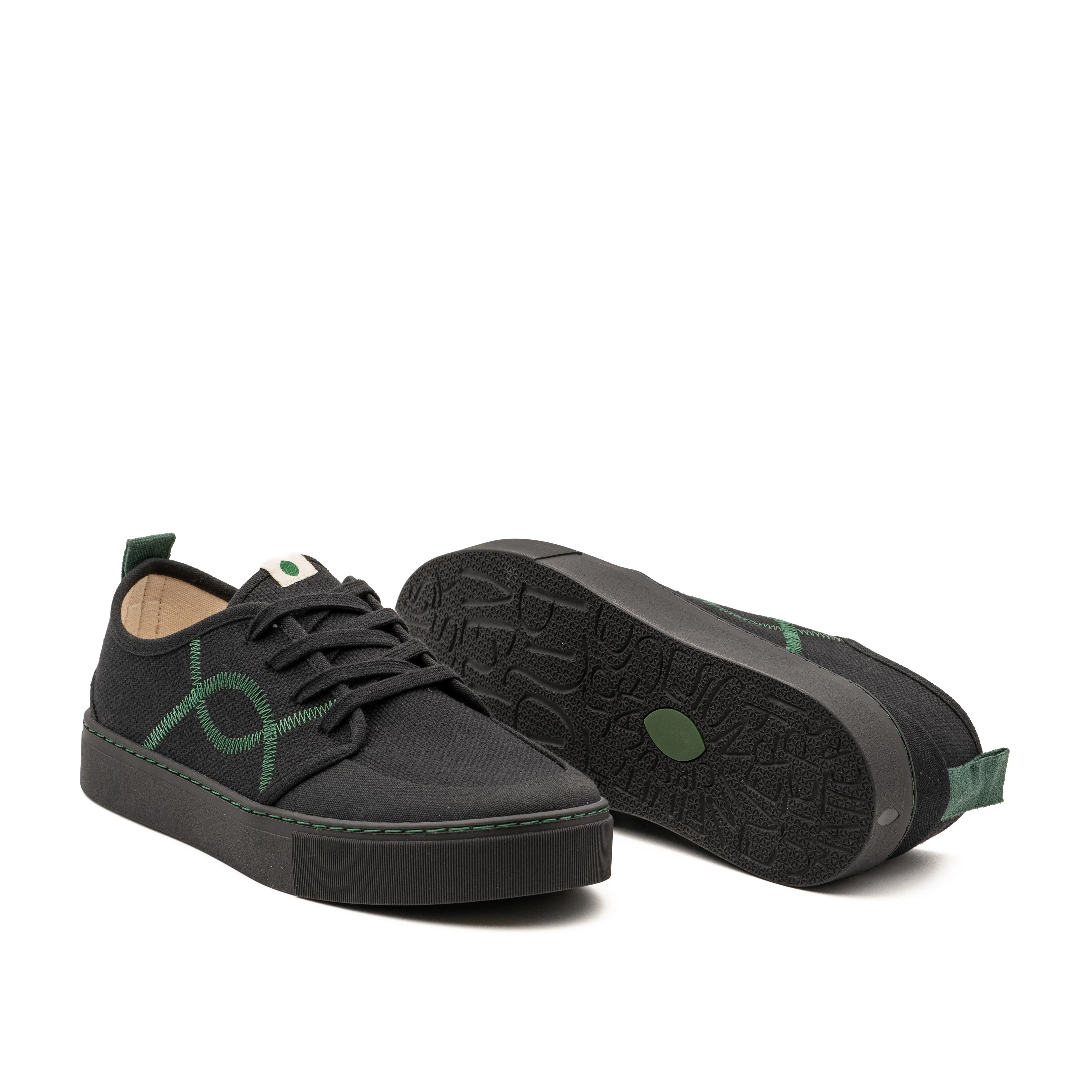 Vegan sneaker black TAG020 - Image 2