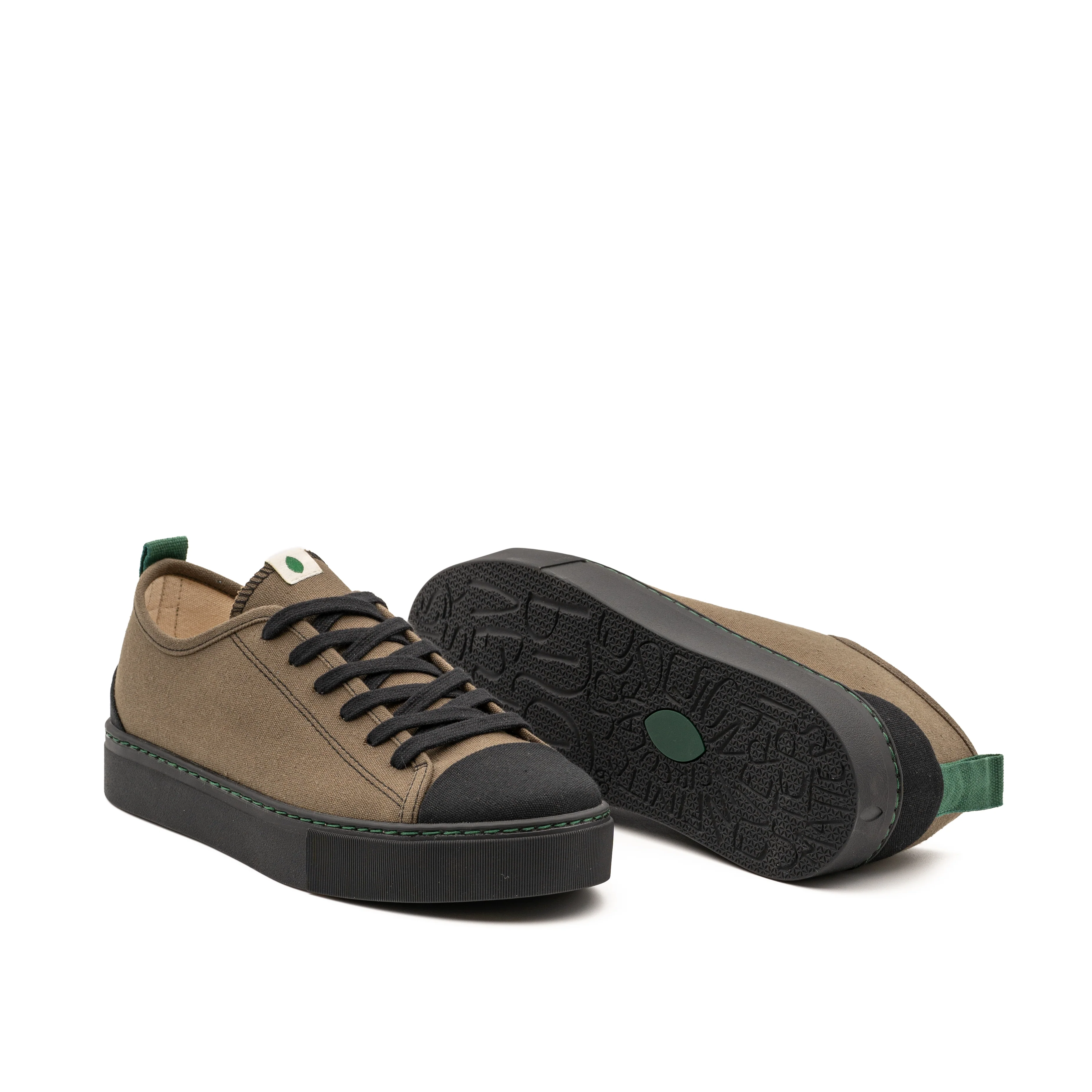 Vegan sneaker khaki MOB006 - Image 2
