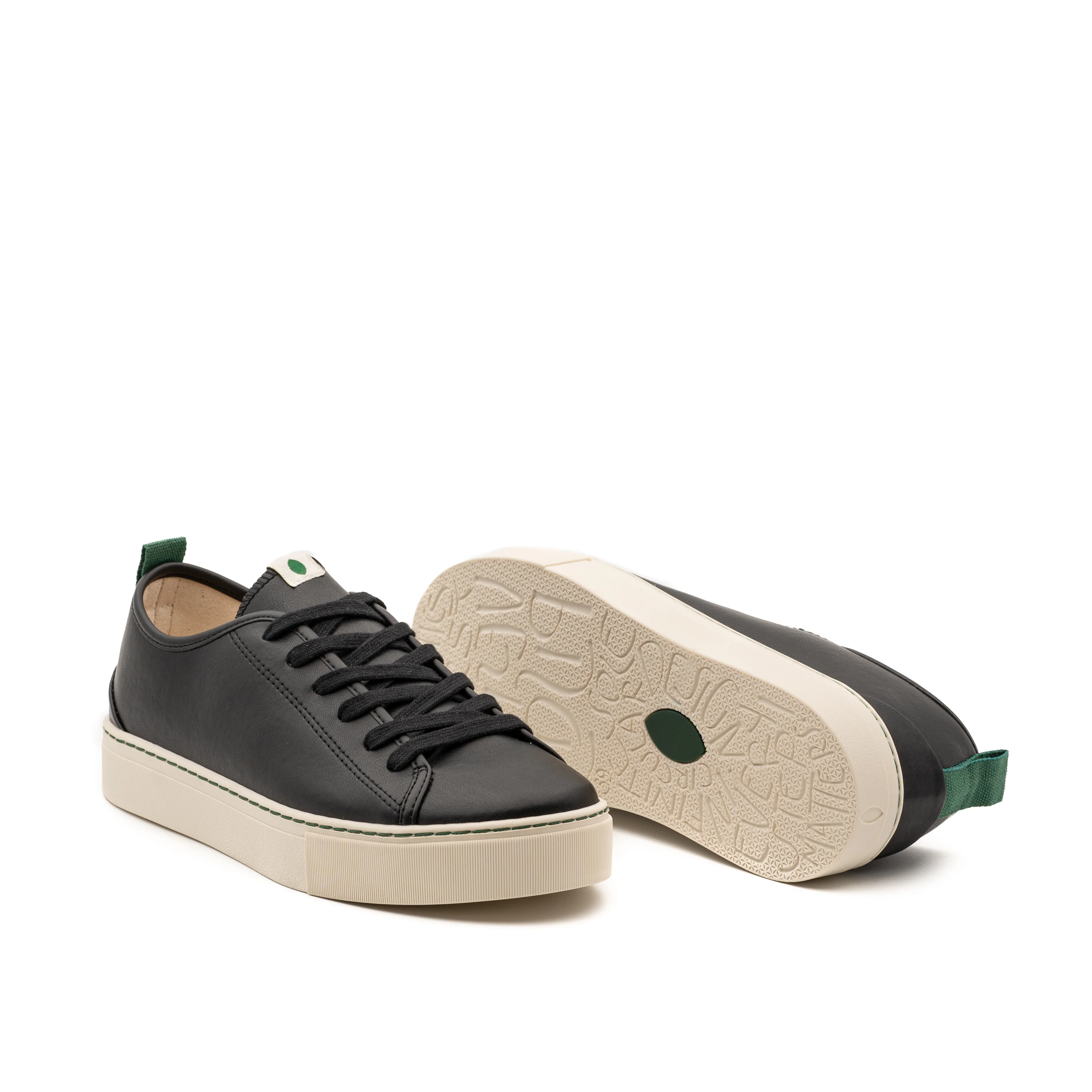 Vegan sneaker bio-veg black NIK004 - Image 2