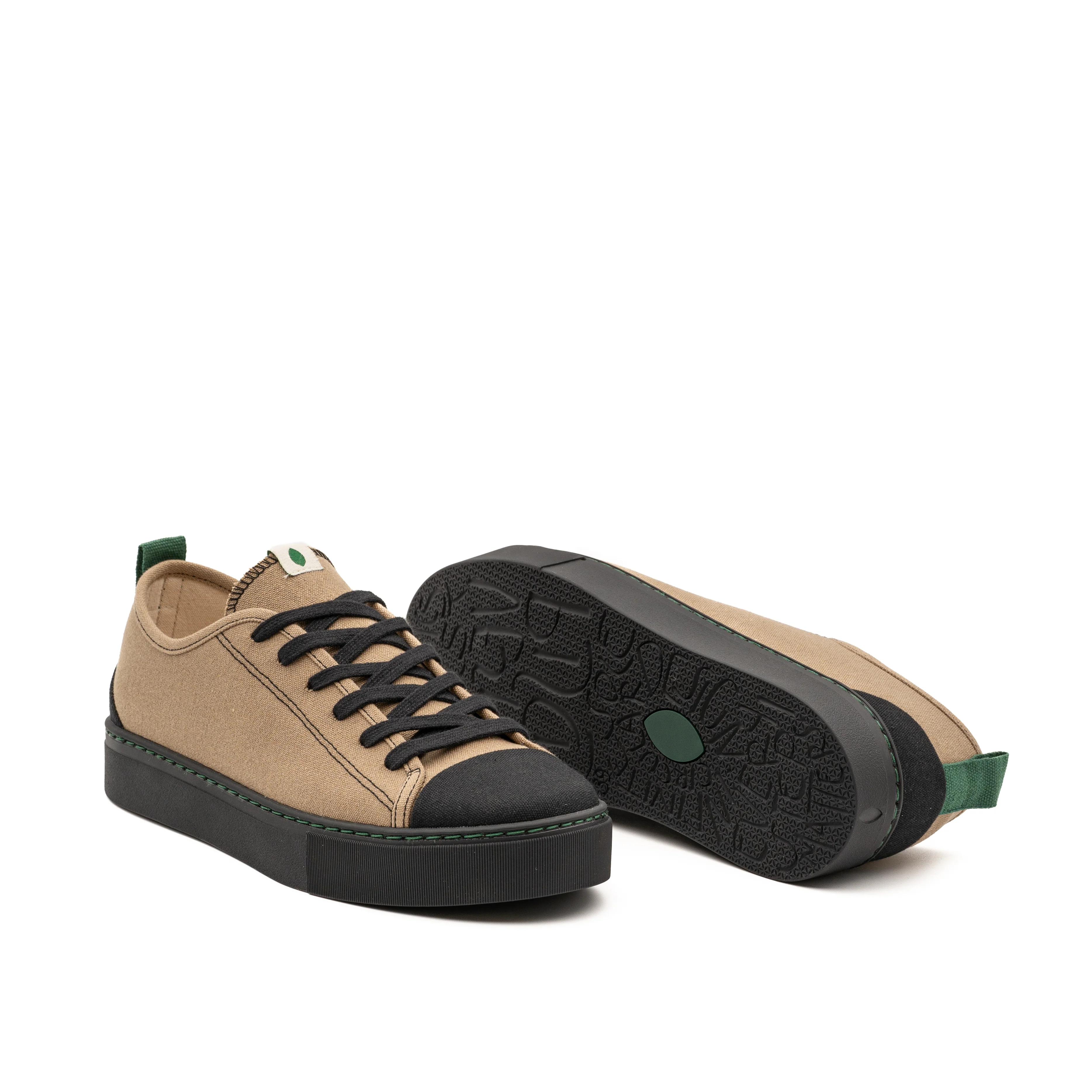 Vegan sneaker beige MOB004 - Image 2