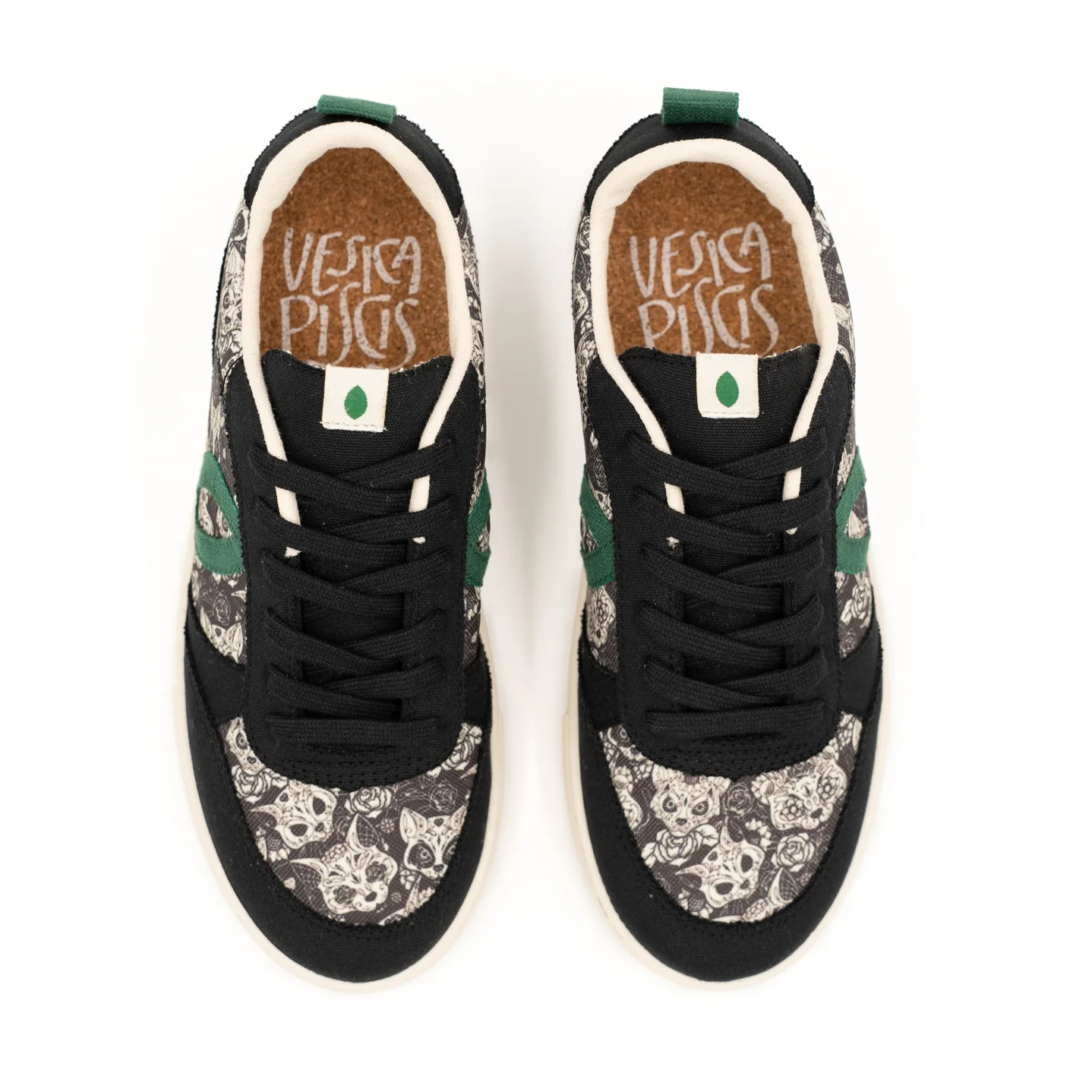Vegan sneaker Black / Mexican kittens SON017 - Image 4