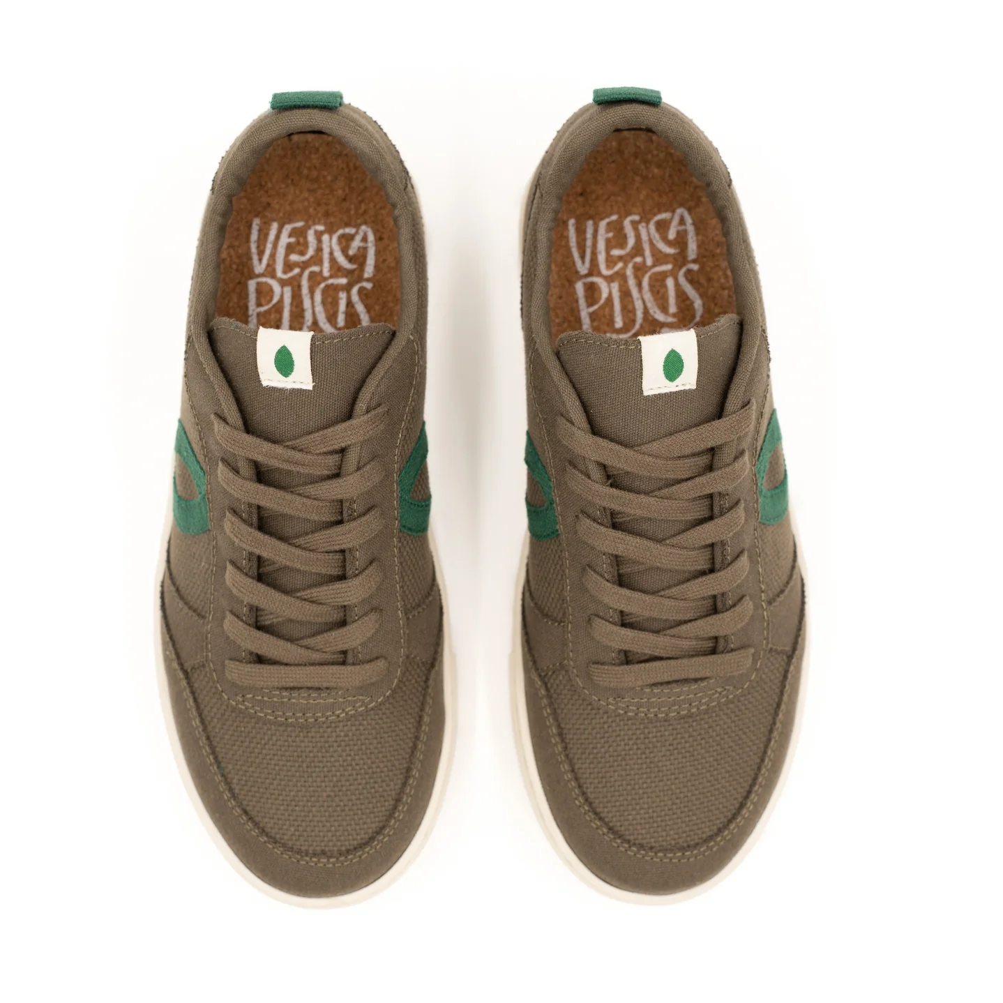 Vegan sneaker Khaki SON010 - Image 4