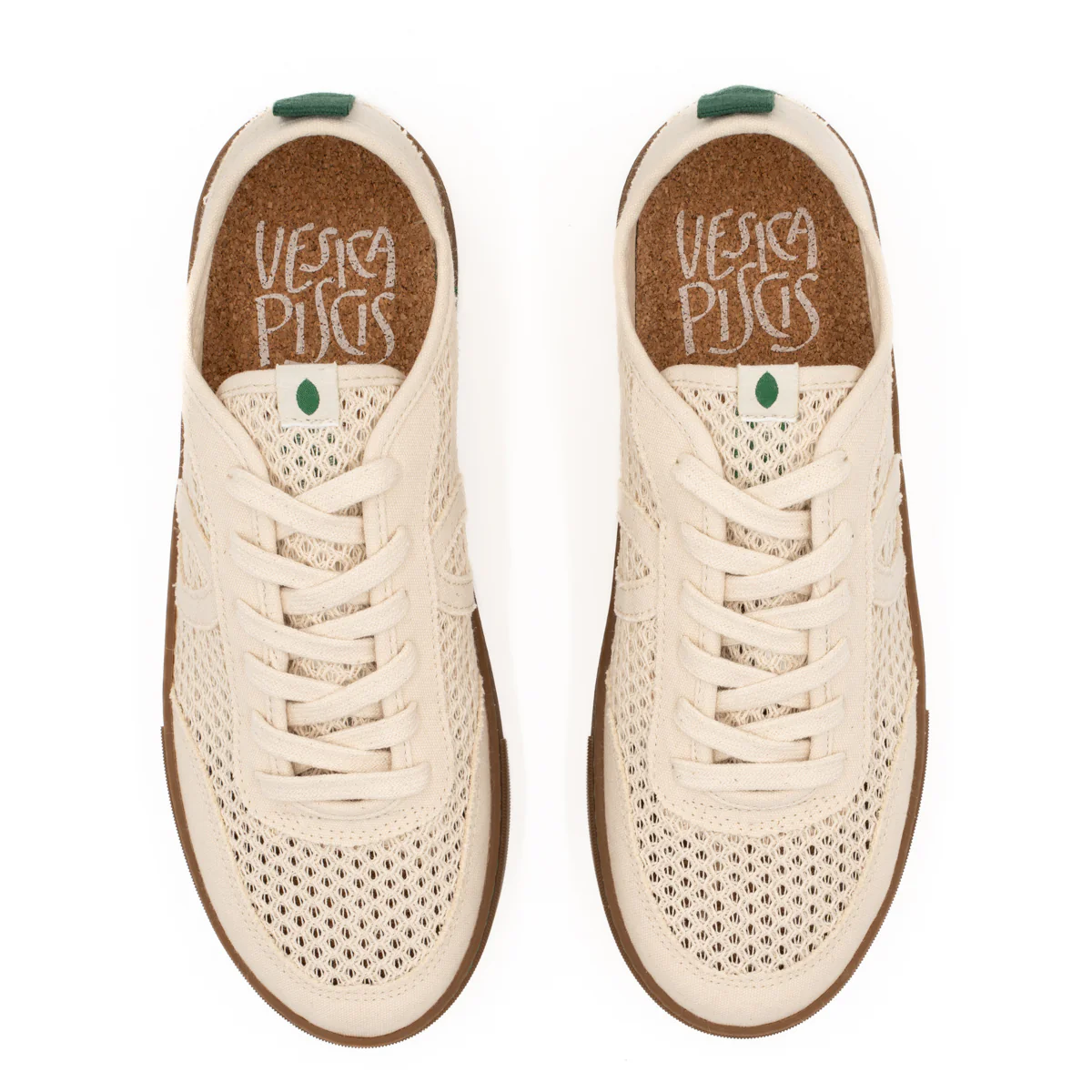 Vegan sneaker mesh off white BRI001 - Image 4