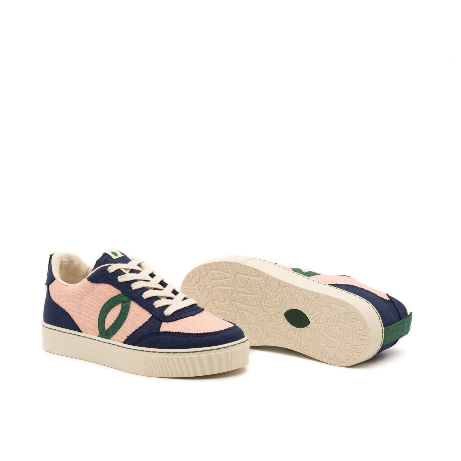 Vegan sneaker Pink/Dark blue SON016 - Image 3