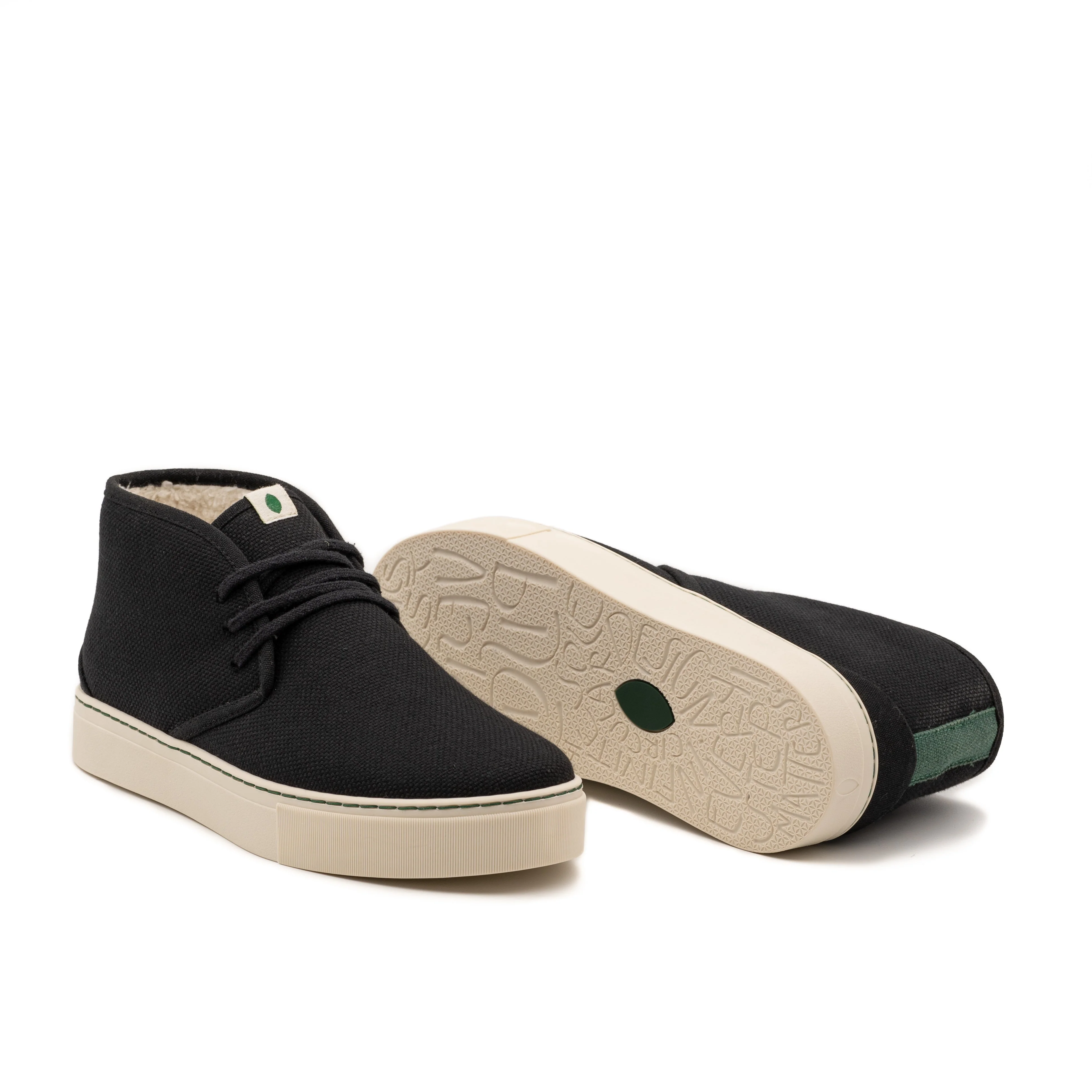 Vegan winter bootie black PYT008 - Image 2