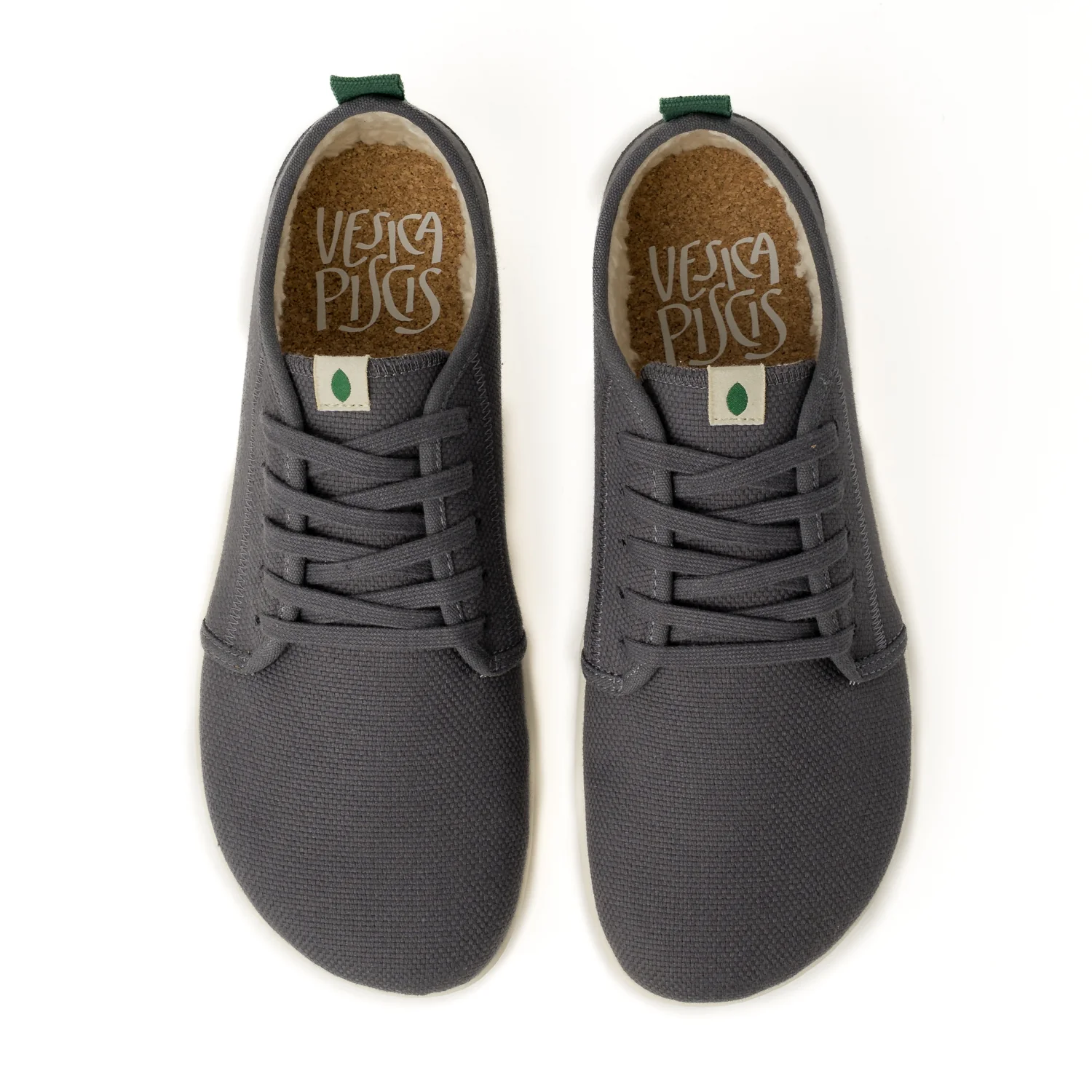Grey Vegan Winter Barefoot Sneakers CHA015 - Image 3