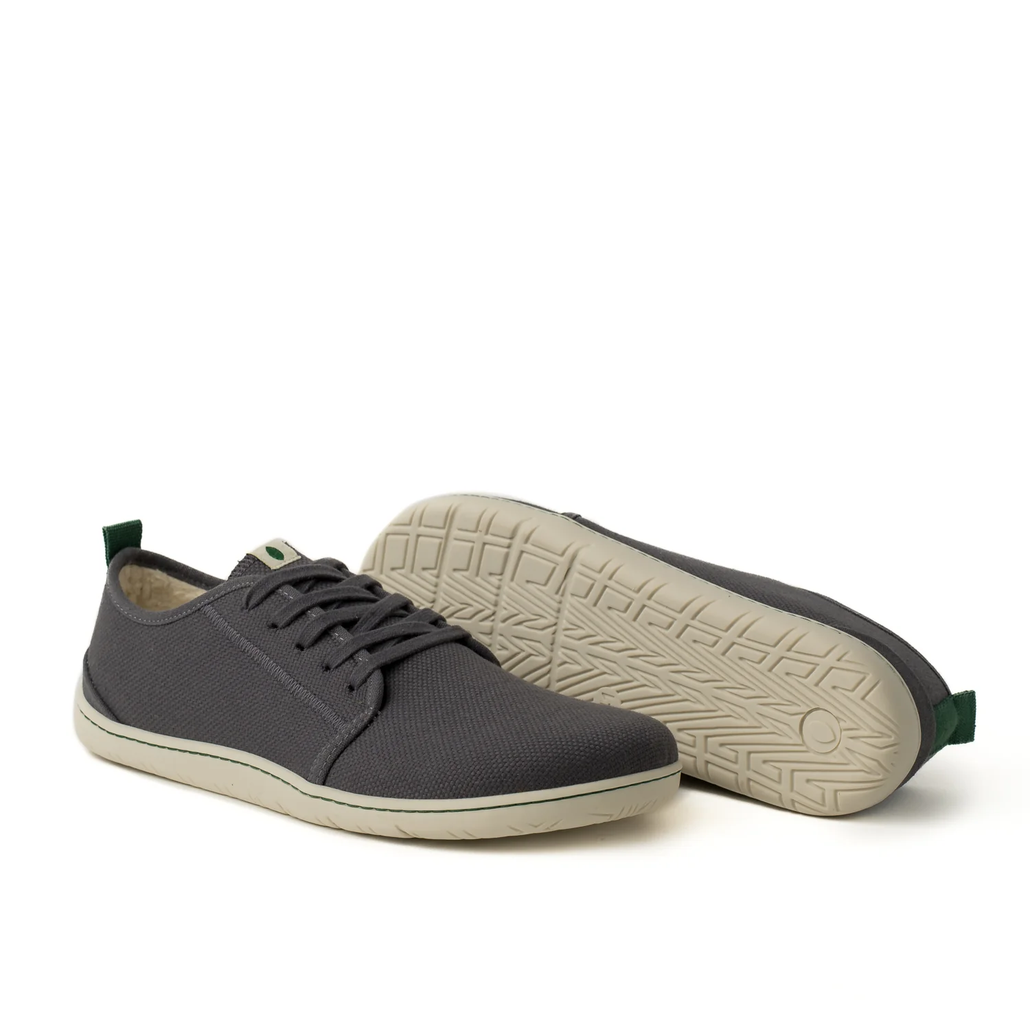Grey Vegan Winter Barefoot Sneakers CHA016 - Image 2