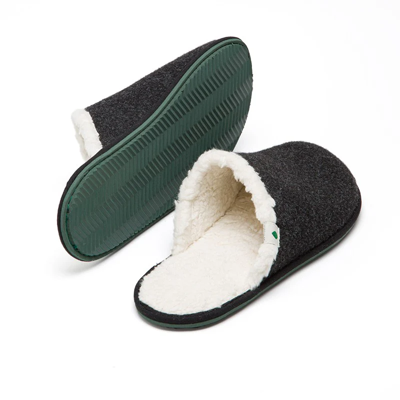 Vegan home slipper black SAW005 - Image 4