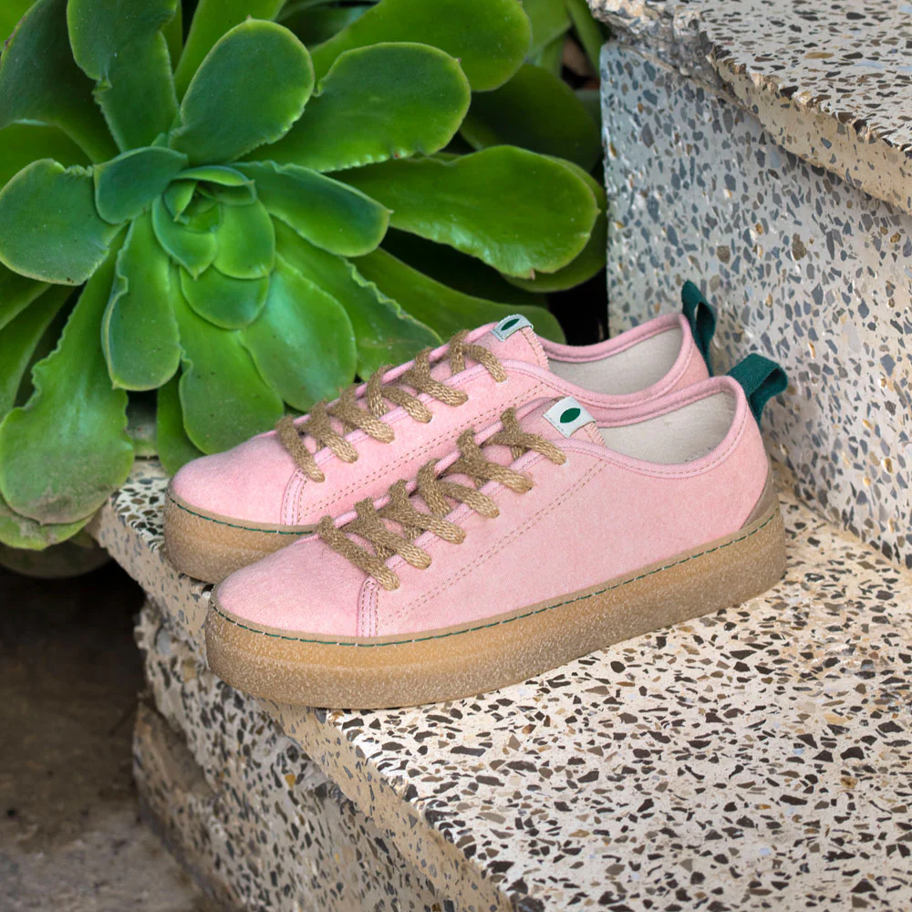Vegan sneaker pink FIO005 - Image 2