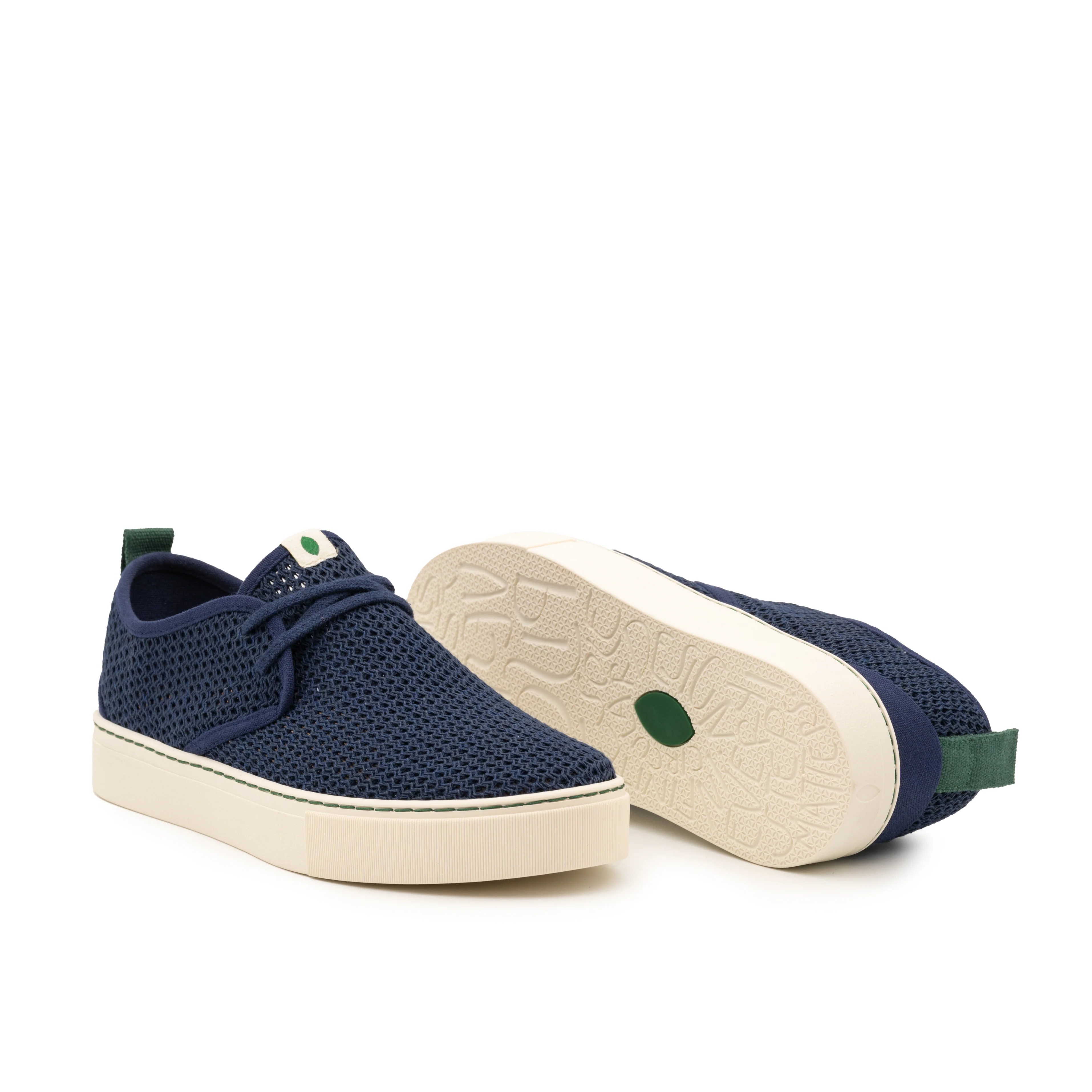 Vegan sneaker mesh marine SID011 - Image 2