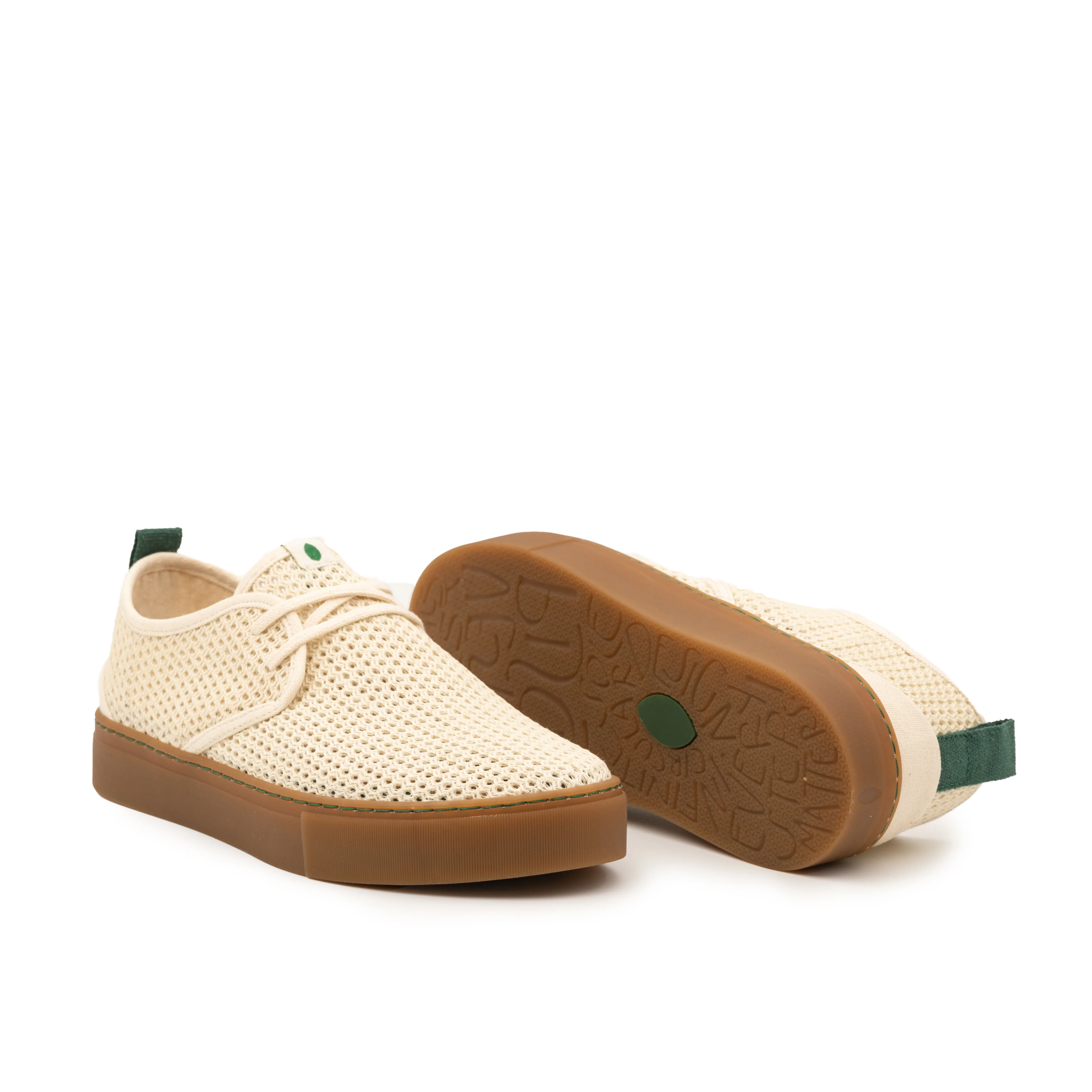 Vegan sneaker mesh off white SID010 - Image 3