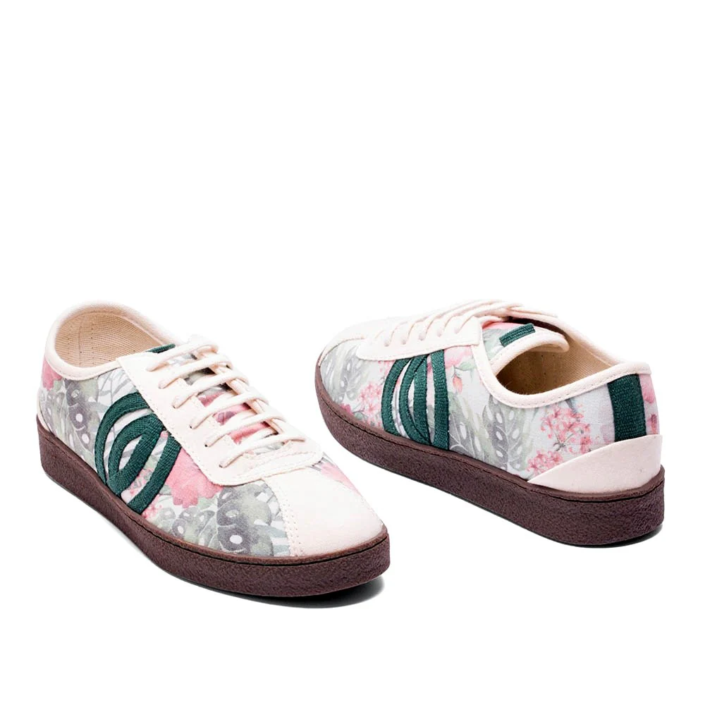 Vegan sneaker flowers off white DIO006 - Image 2