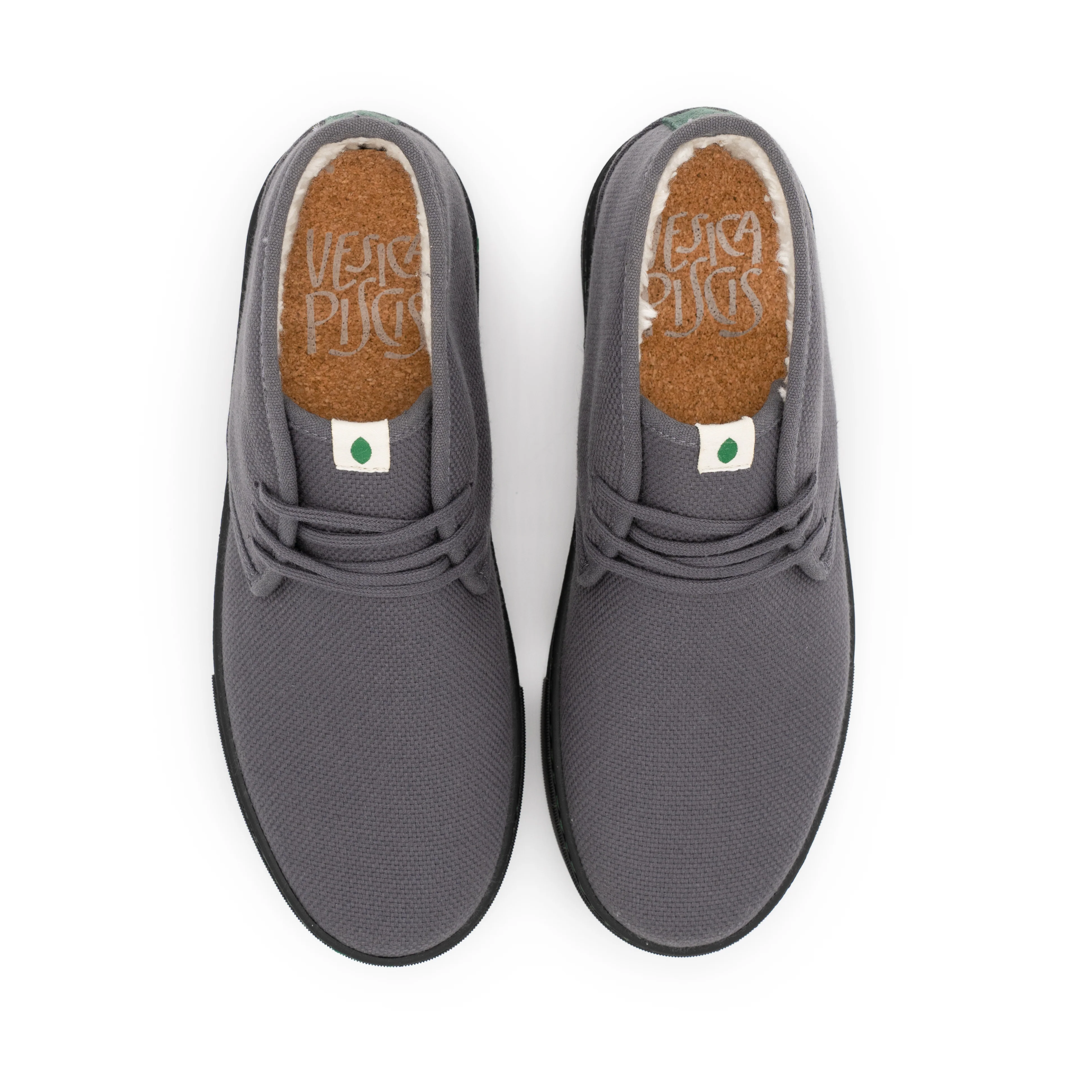 Vegan winter bootie gray PYT013 - Image 3