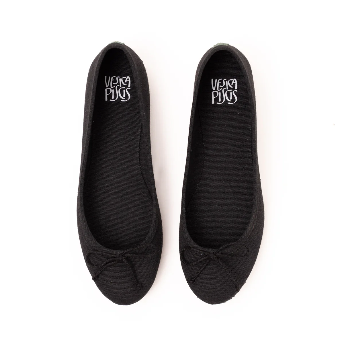 Vegan ballerina black ING014 - Image 2