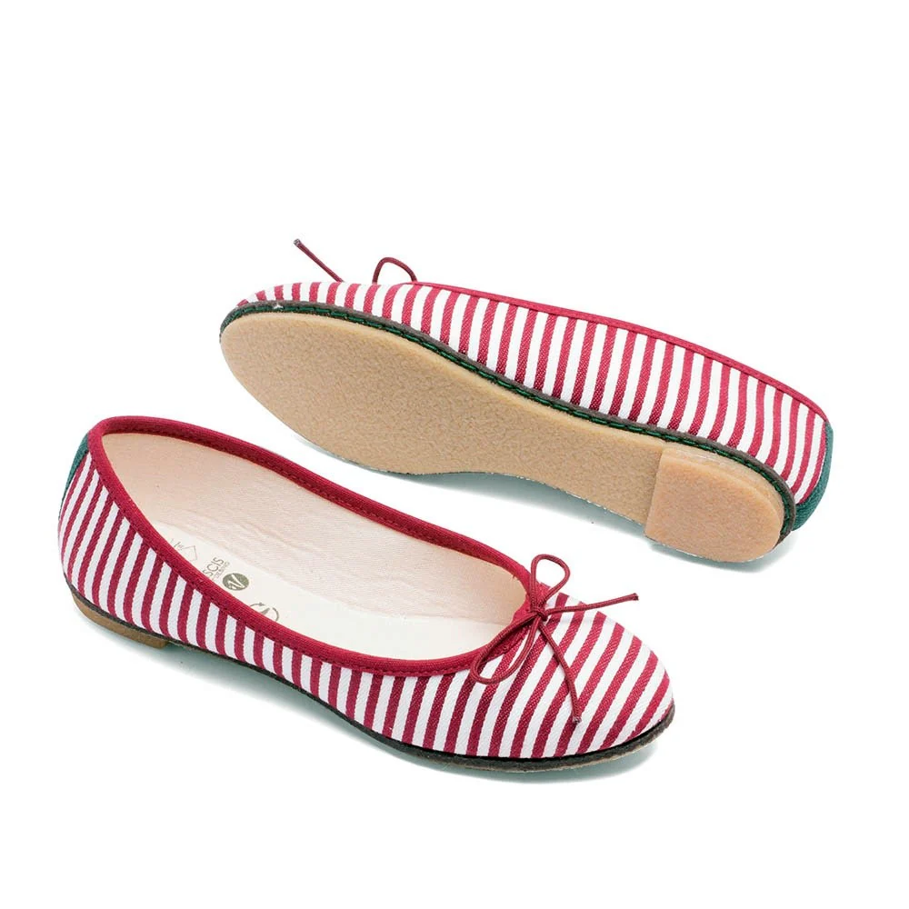 Vegan ballerina bordeaux ING005 - Image 3