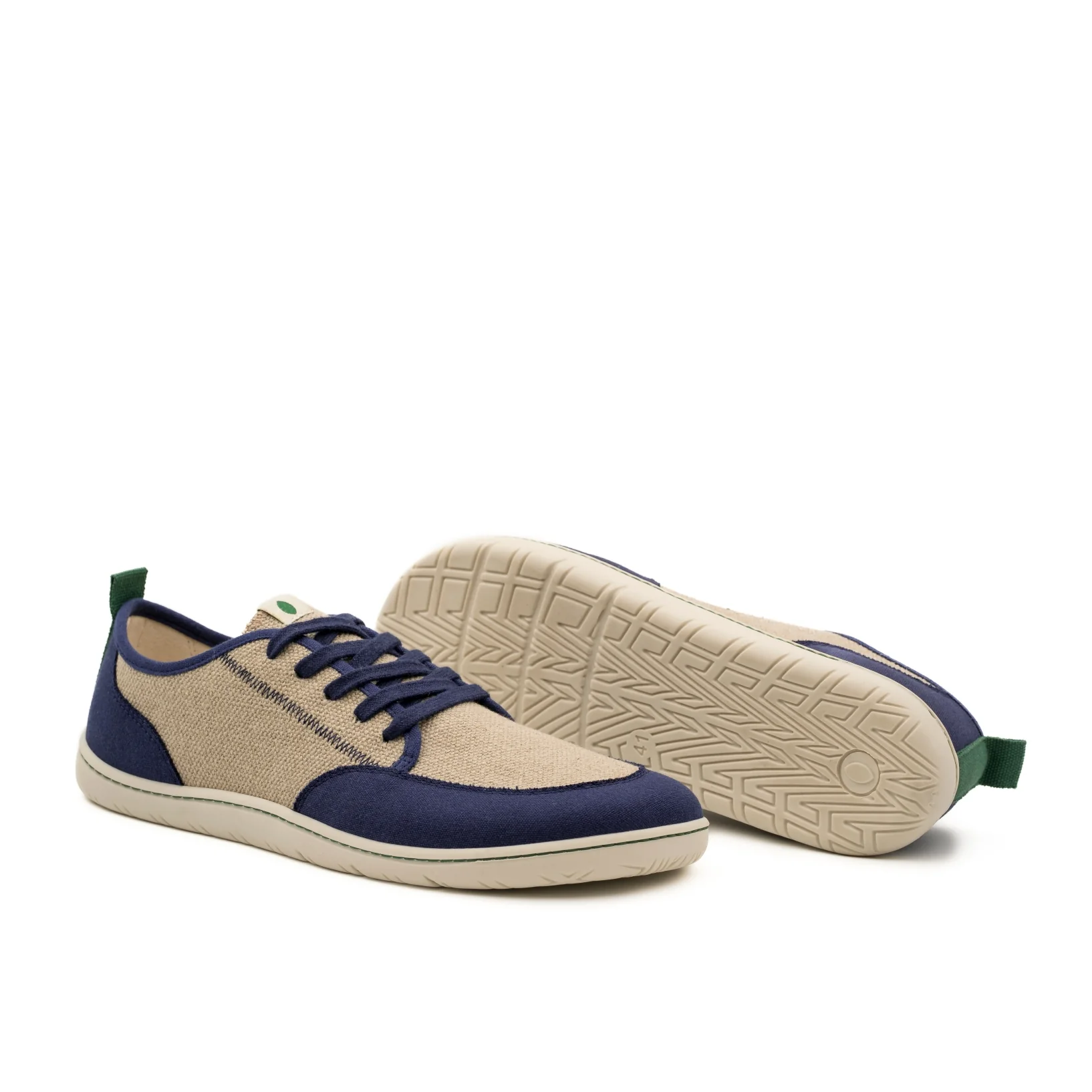 Vegan barefoot blue-linen TON019 - Image 2