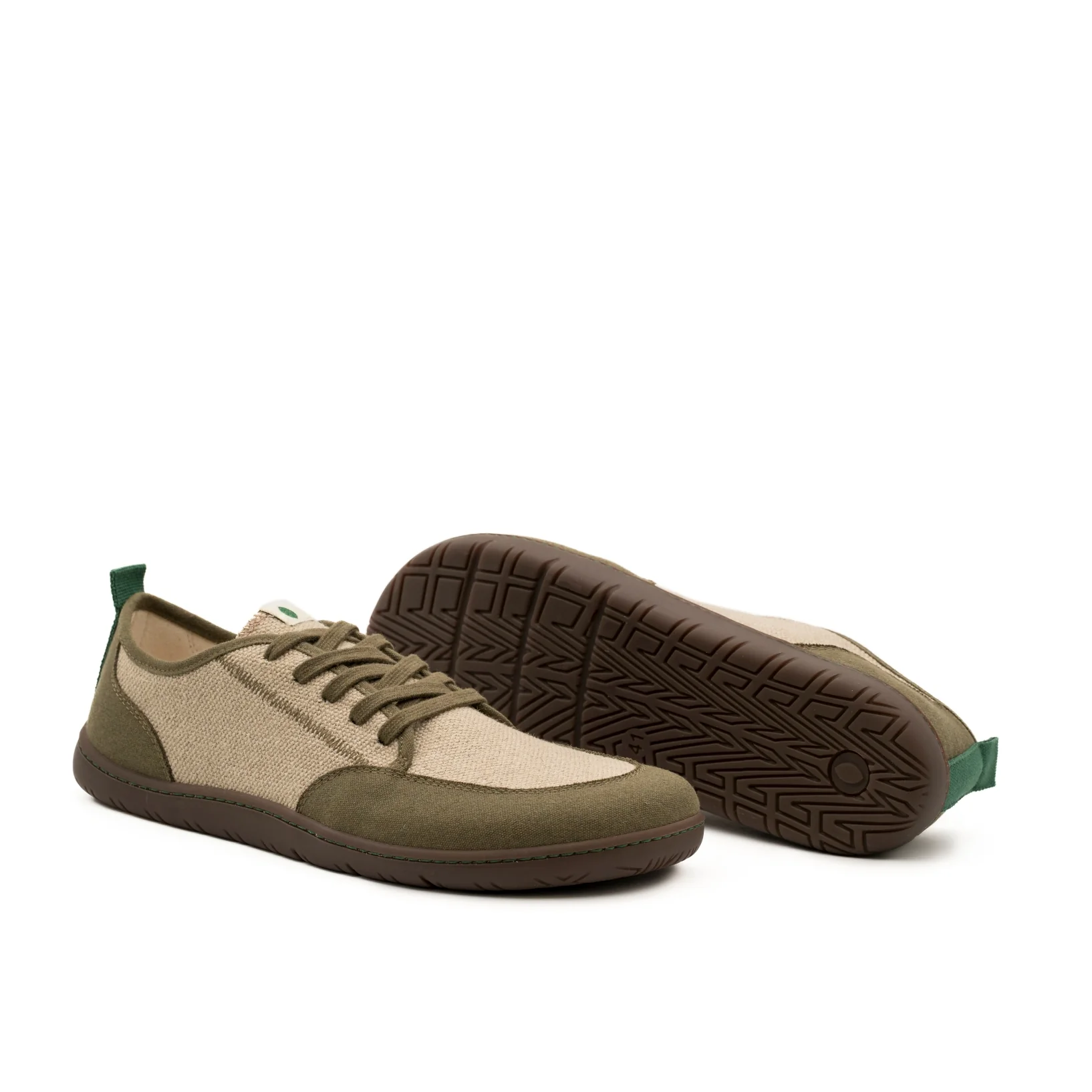 Vegan barefoot khaki-linen TON018 - Image 2