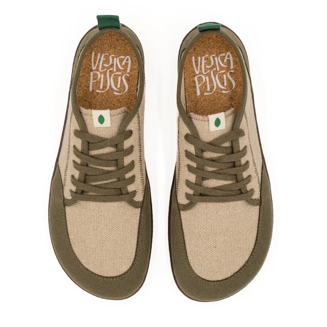 Vegan barefoot khaki-linen TON018 - Image 3