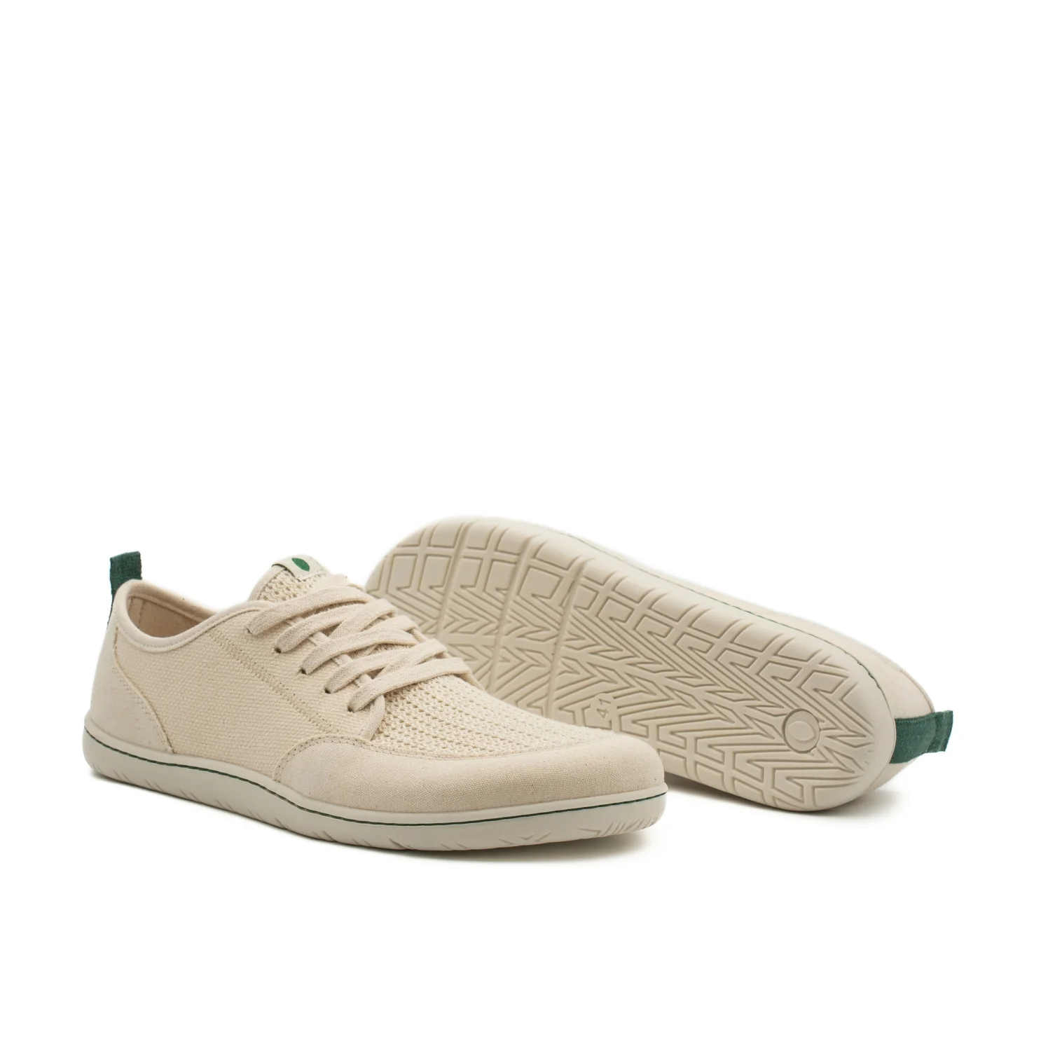 Vegan barefoot off white mesh TON037 - Image 2