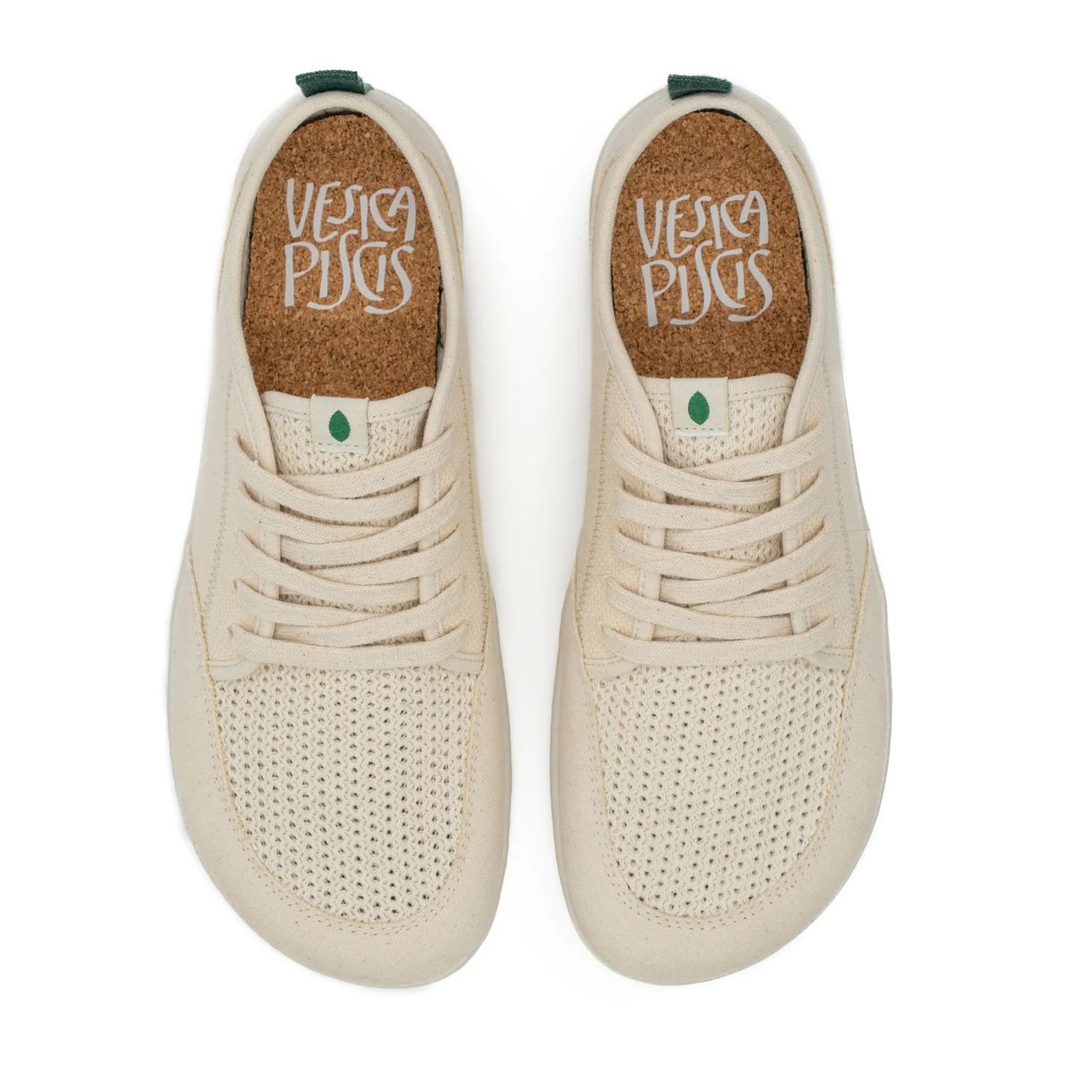 Vegan barefoot off white mesh TON037 - Image 3