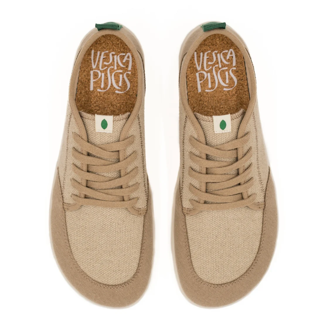 Vegan barefoot sand-natural linen TON016 - Image 3