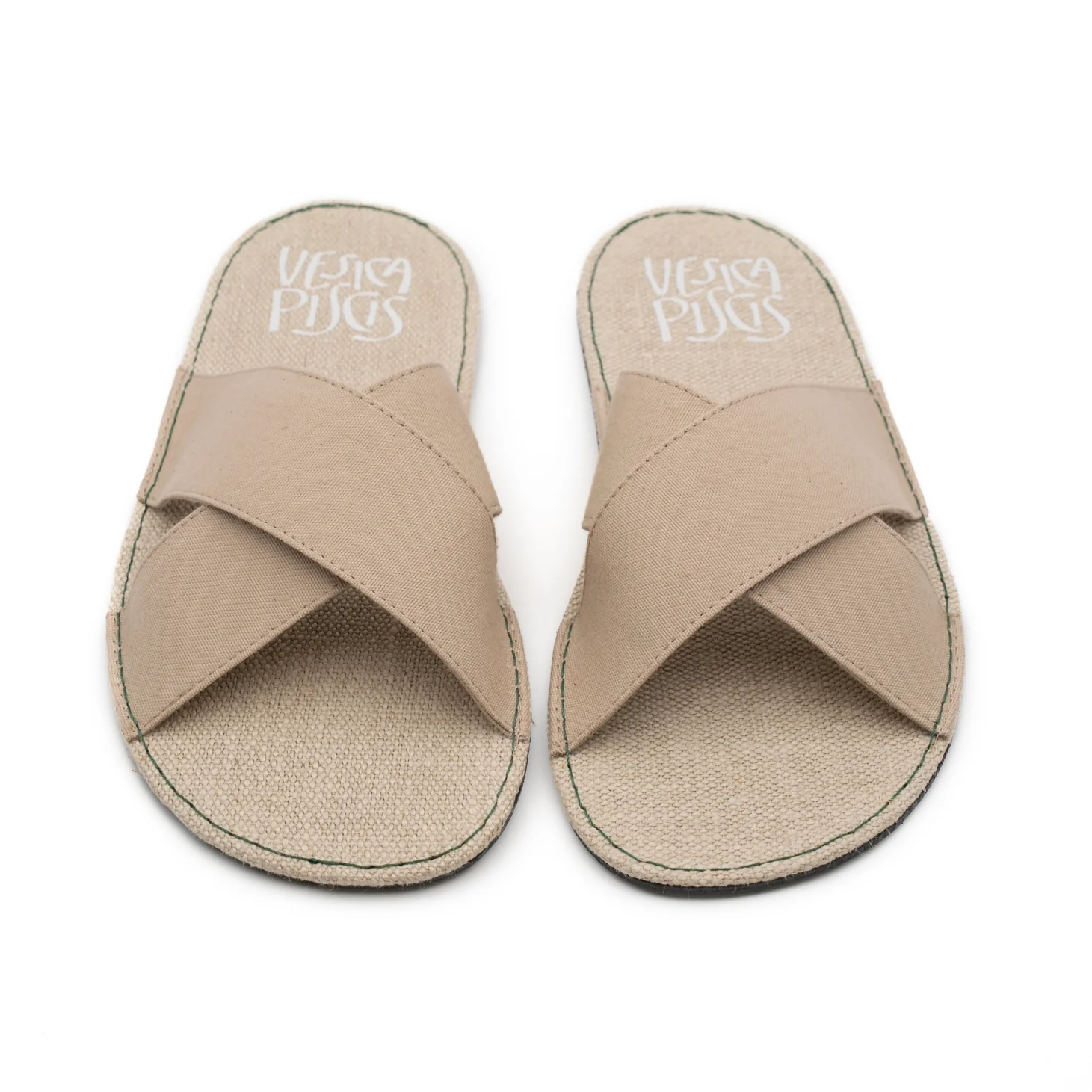 Vegan barefoot sandal Beige PARf008 - Image 3