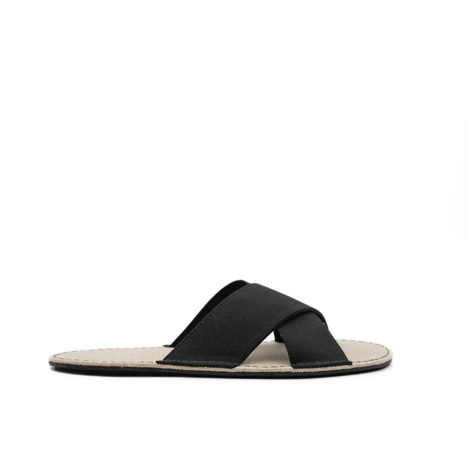 Vegan barefoot sandal black PARm001