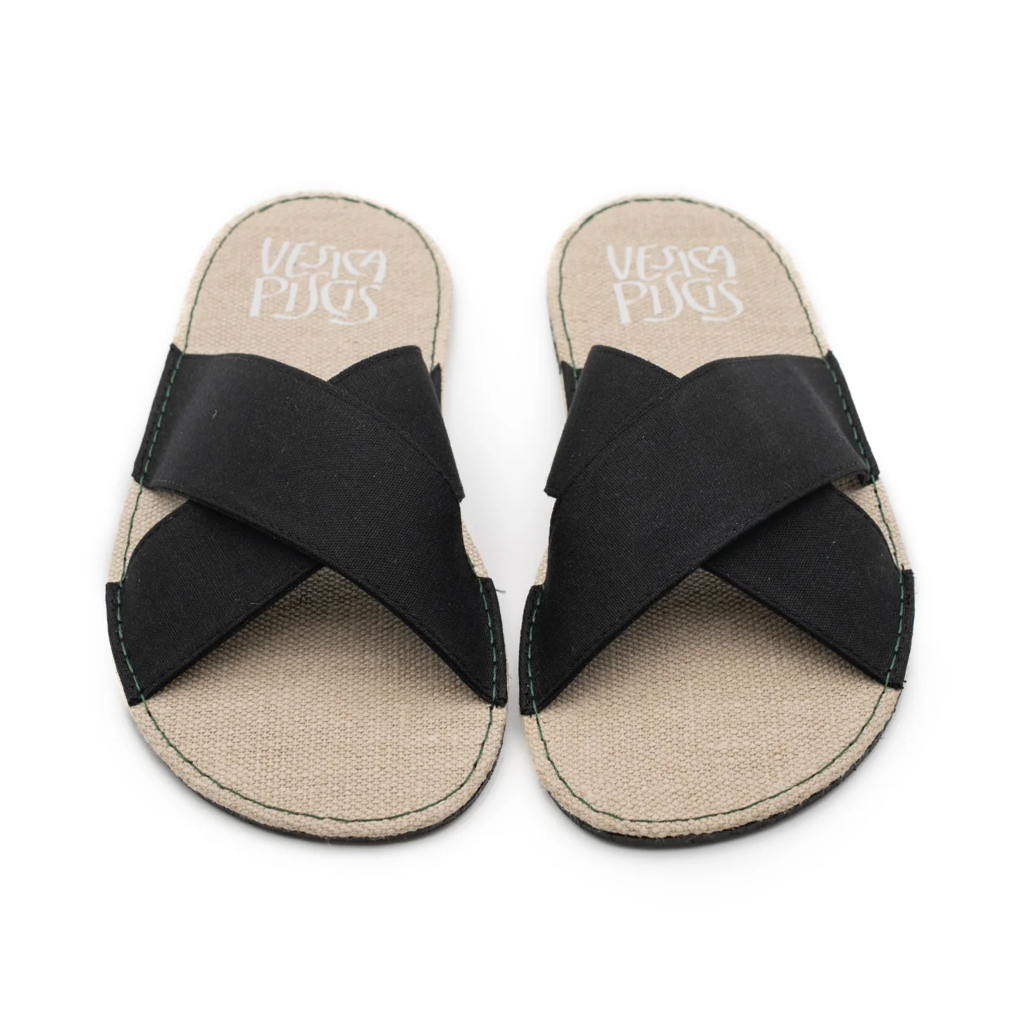 Vegan barefoot sandal black PARm001 - Image 3