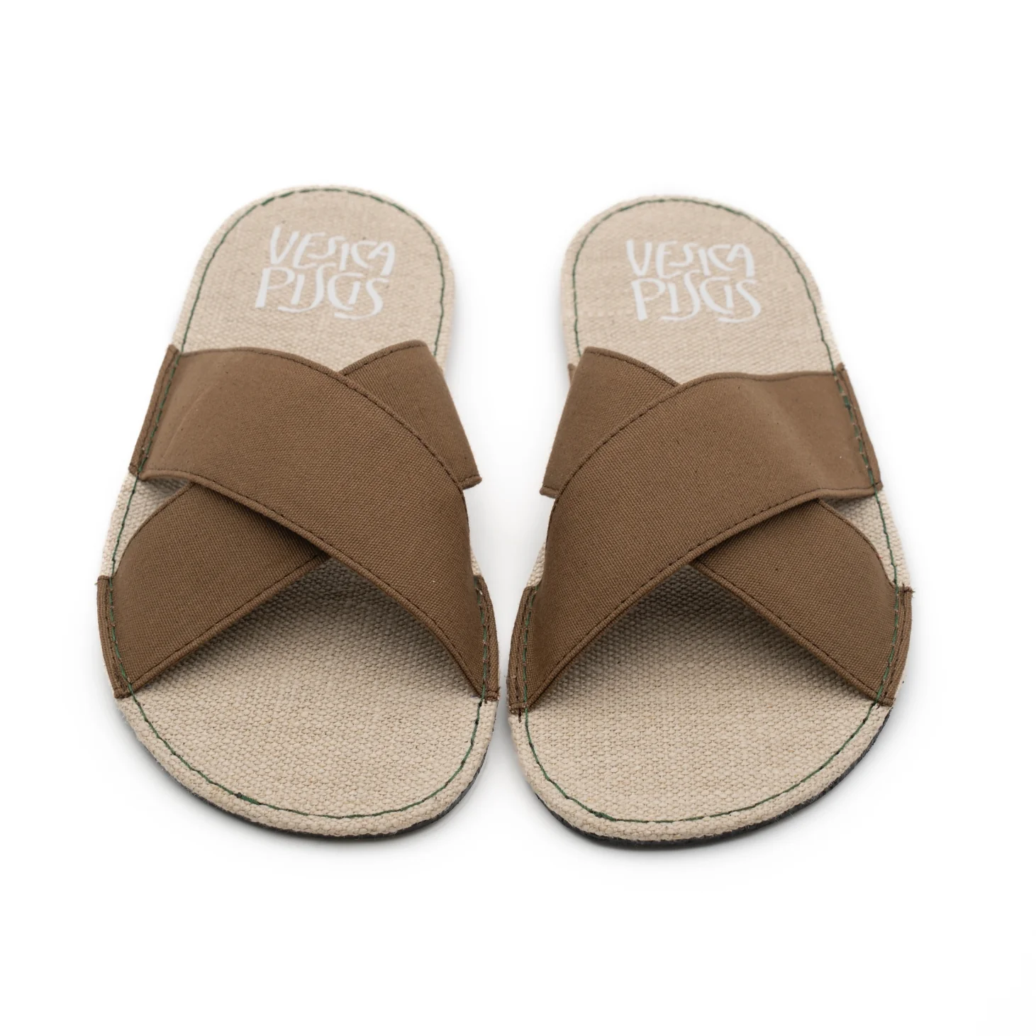 Vegan barefoot sandal brown PARf010 - Image 3
