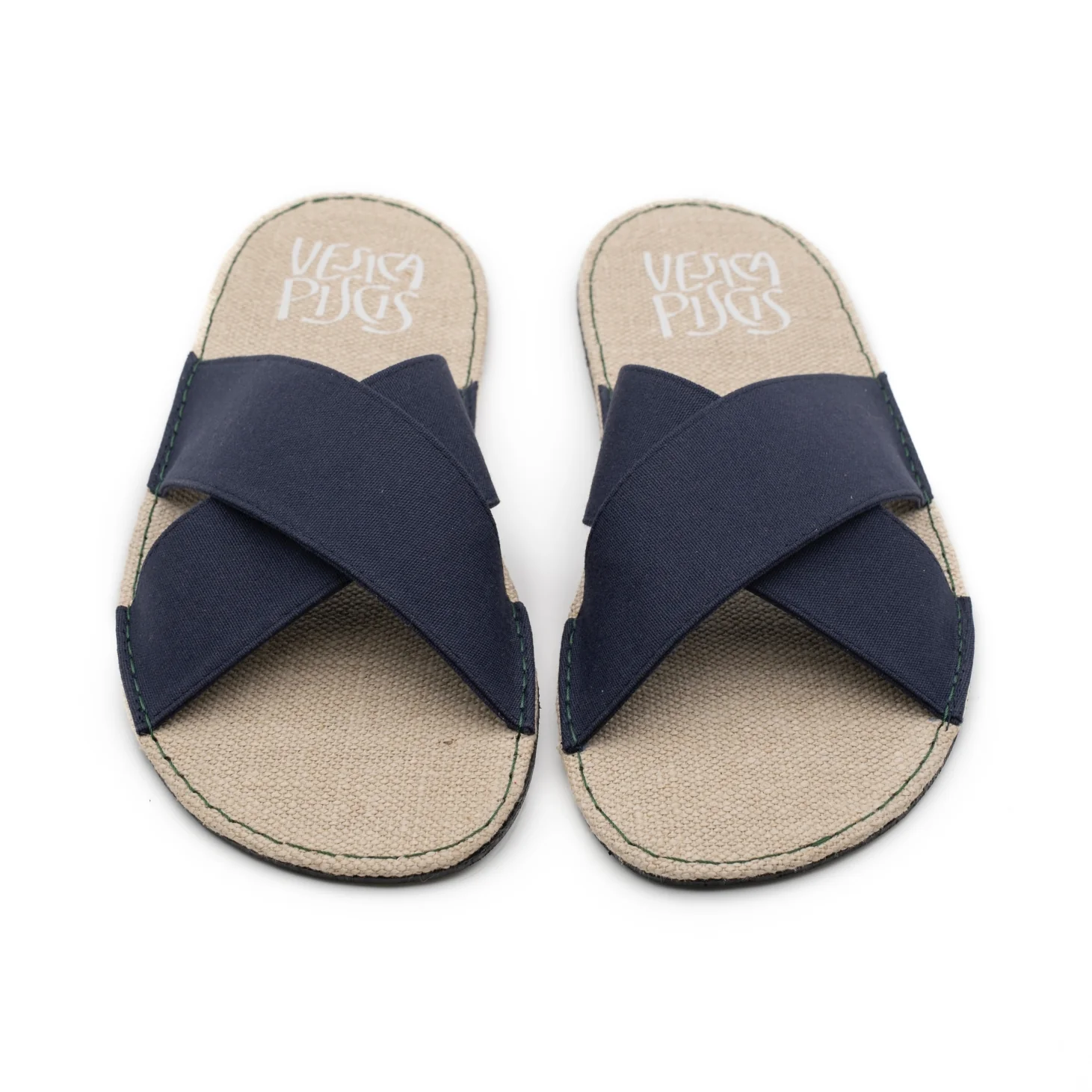 Vegan barefoot sandal dark blue PARf007 - Image 2