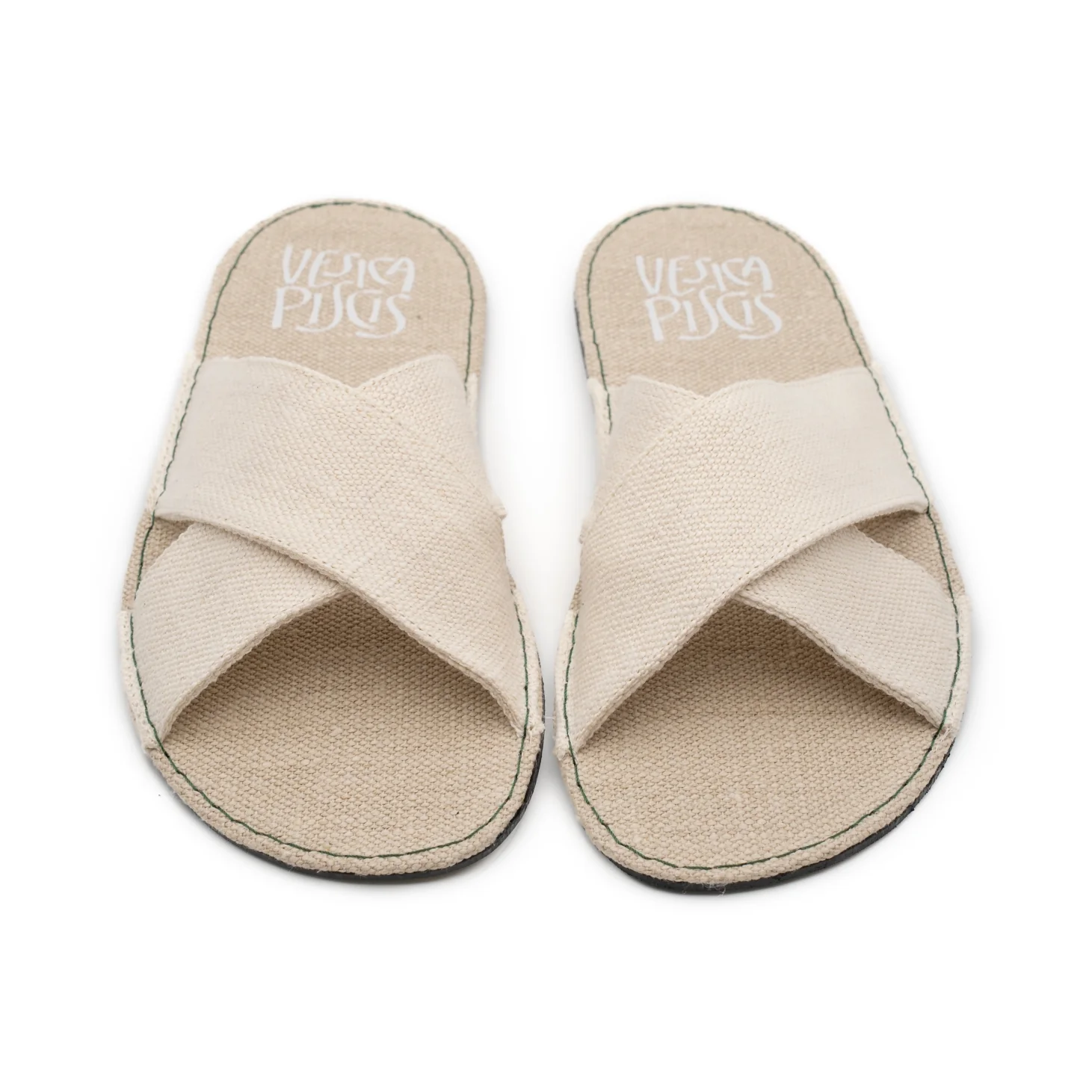Vegan barefoot sandal white hemp PARf013 - Image 3