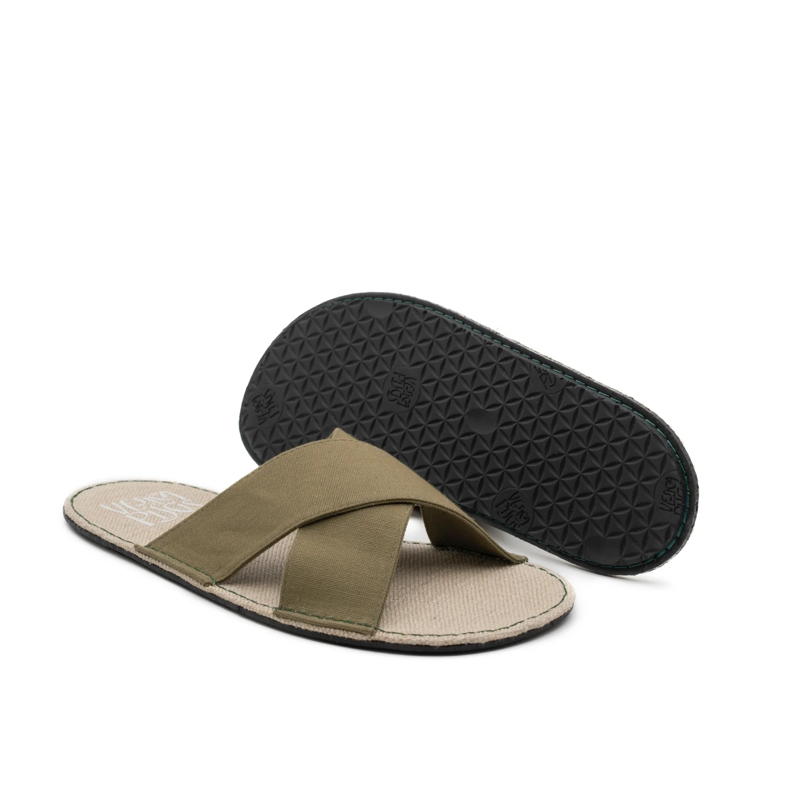 Vegan barefoot sandal khaki PARf006 - Image 2