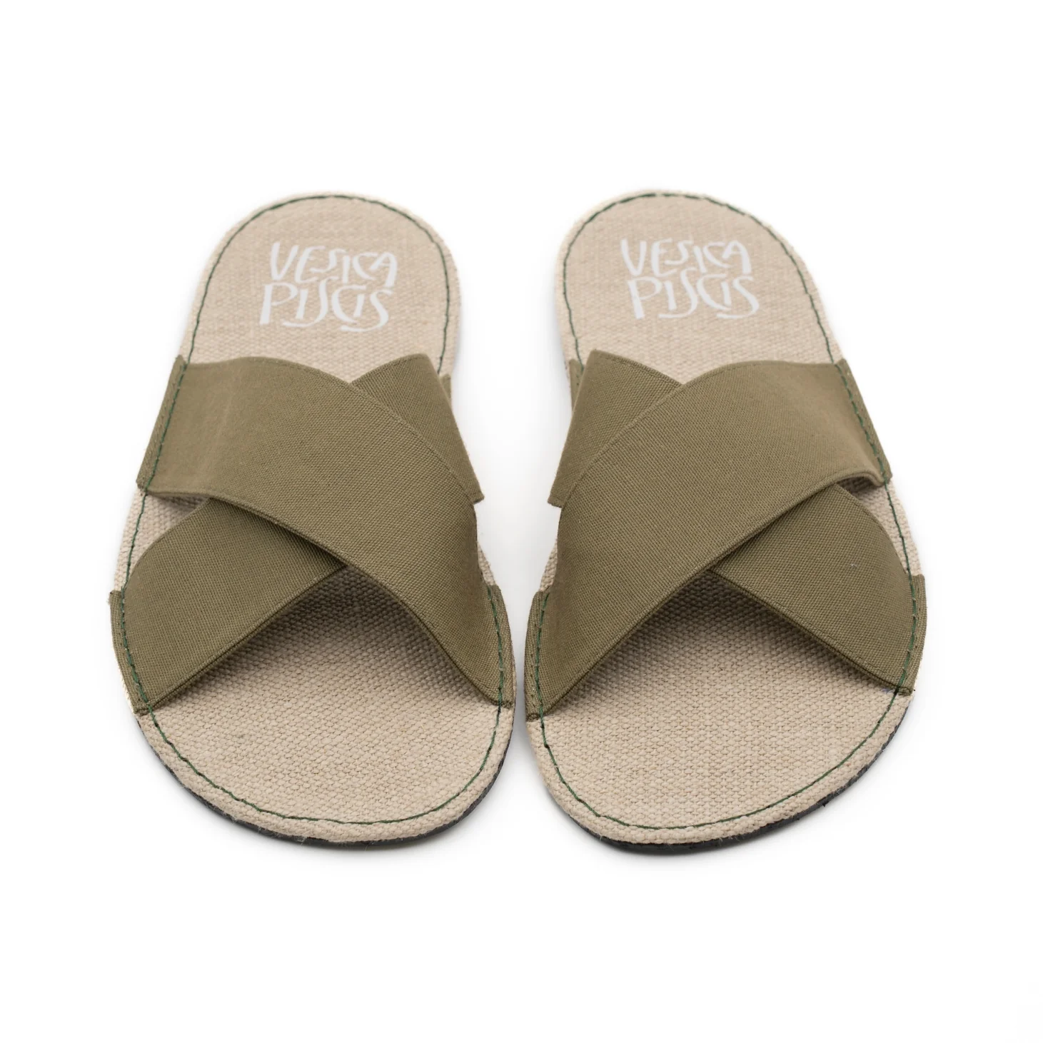 Vegan barefoot sandal khaki PARf006 - Image 3