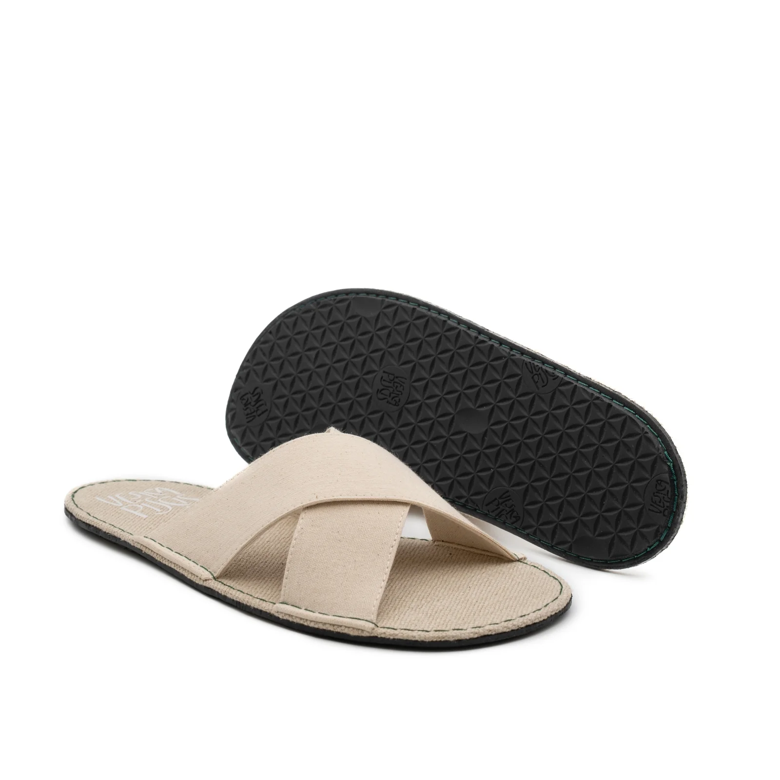 Vegan barefoot sandal offwhite PARf014 - Image 2