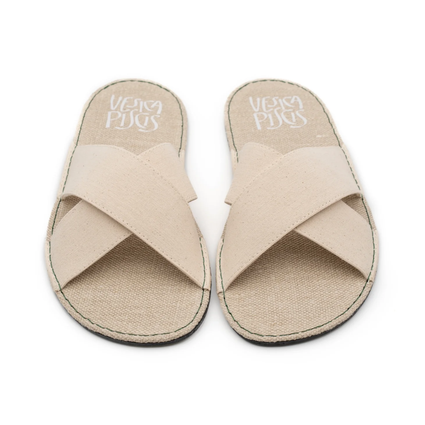 Vegan barefoot sandal offwhite PARf014 - Image 3