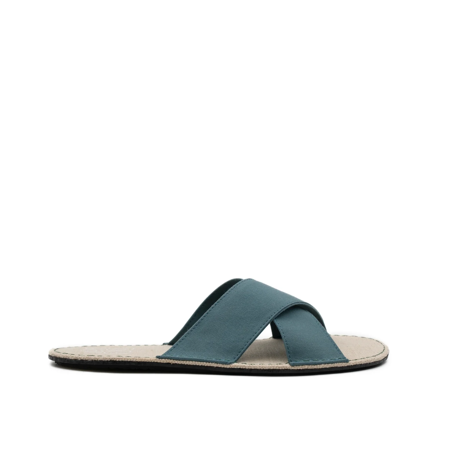 Vegan barefoot sandal petrol blue PARf004
