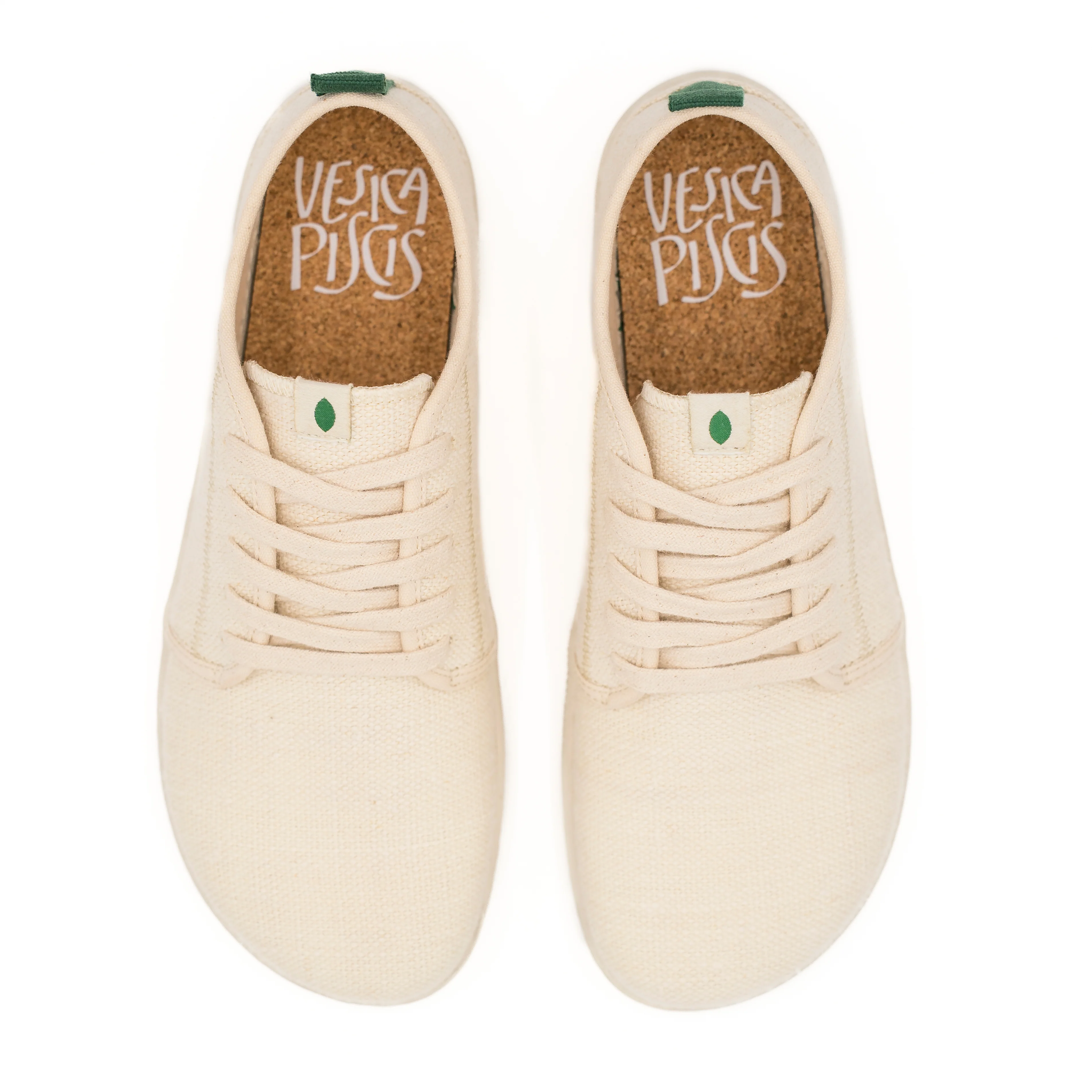Vegan barefoot white hemp CHA005 - Image 3