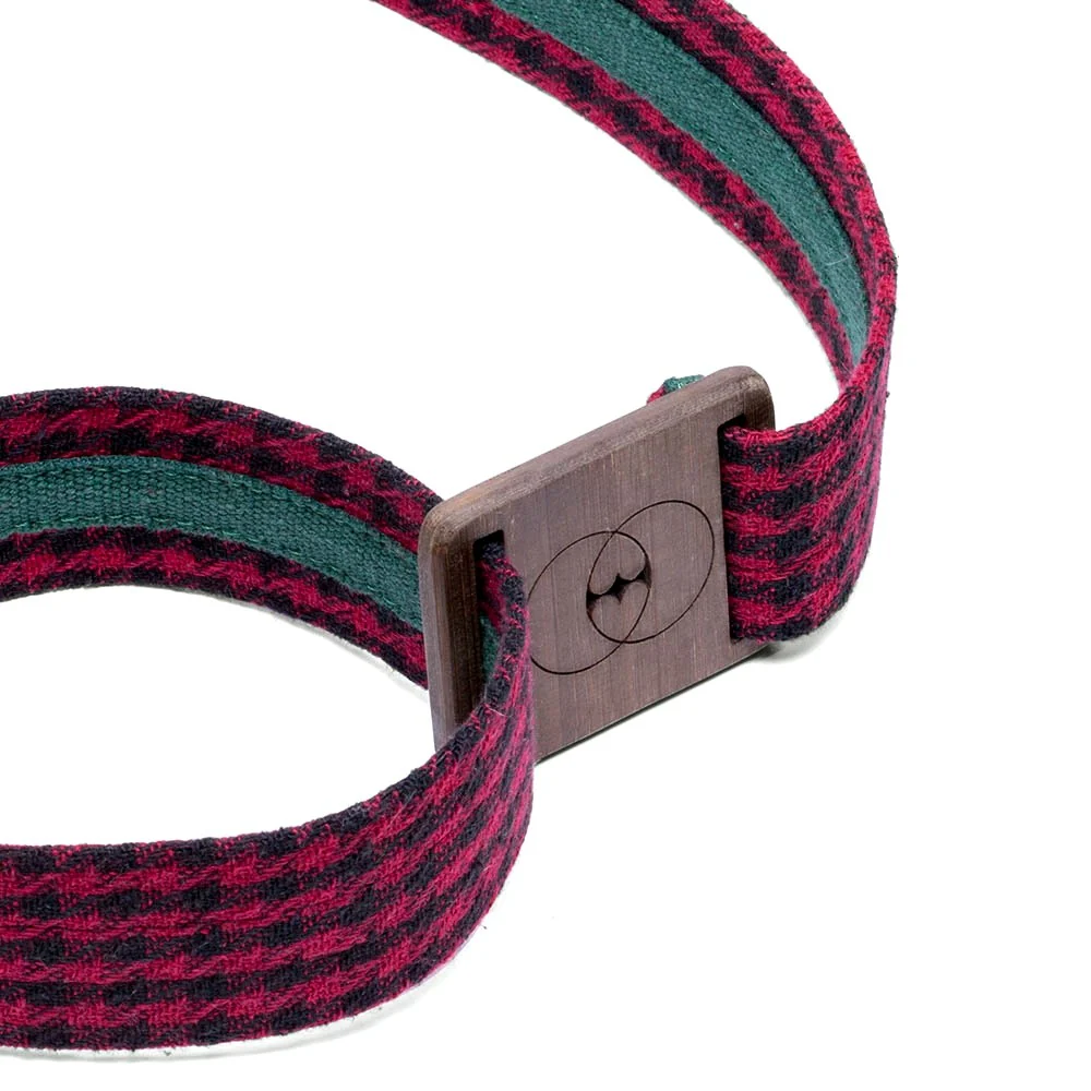 Vegan belt pdg red GAU014 - Image 3