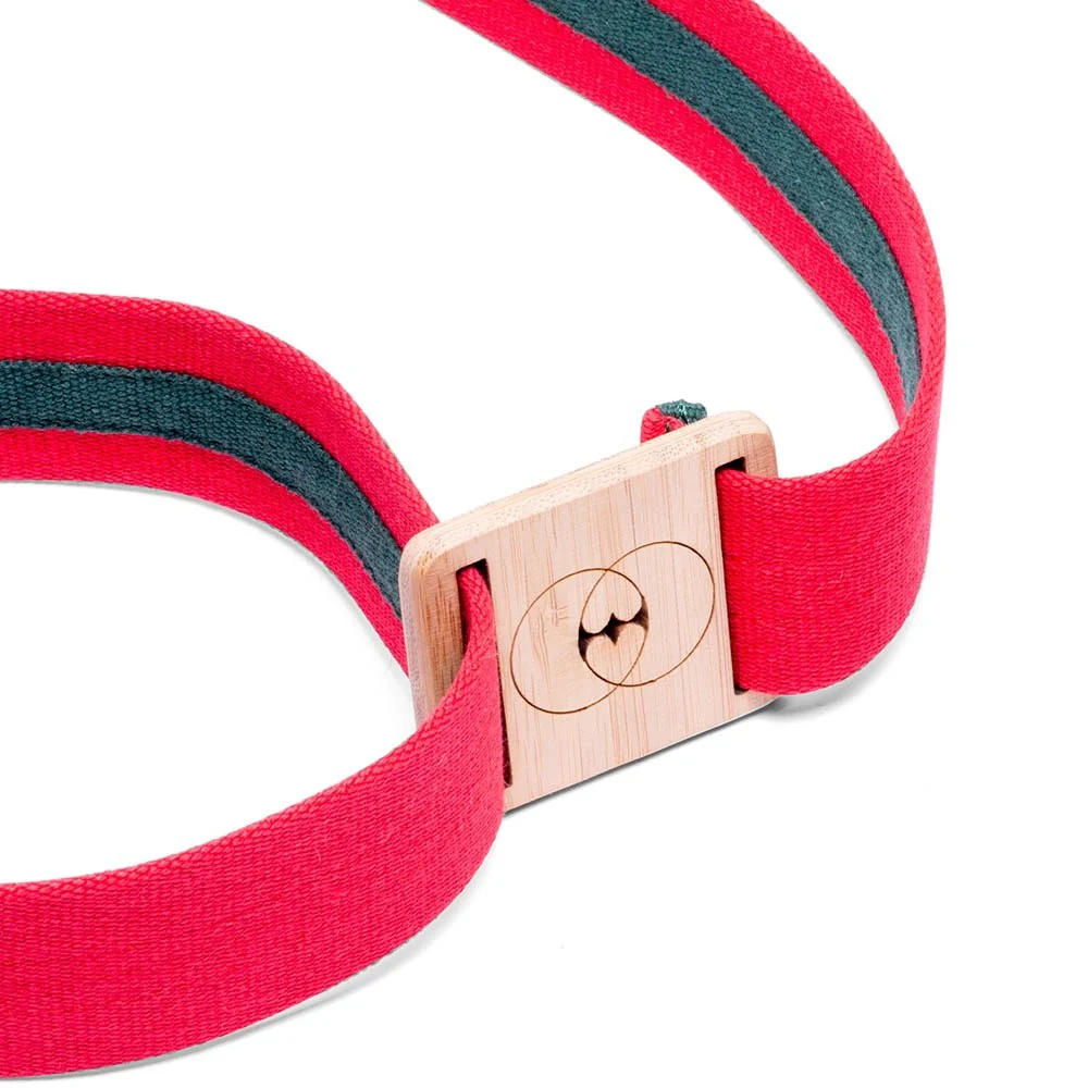 Vegan belt red GAU006 - Image 3