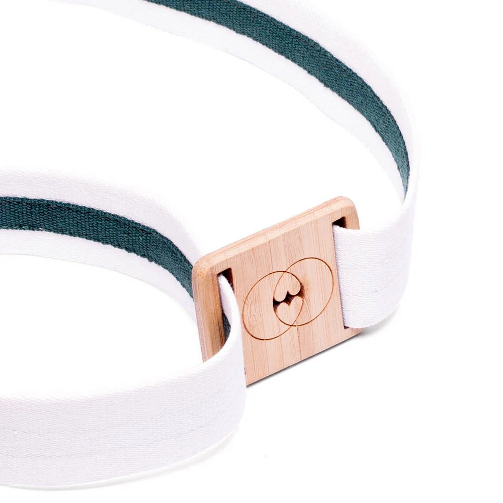 Vegan belt white GAU005 - Image 4