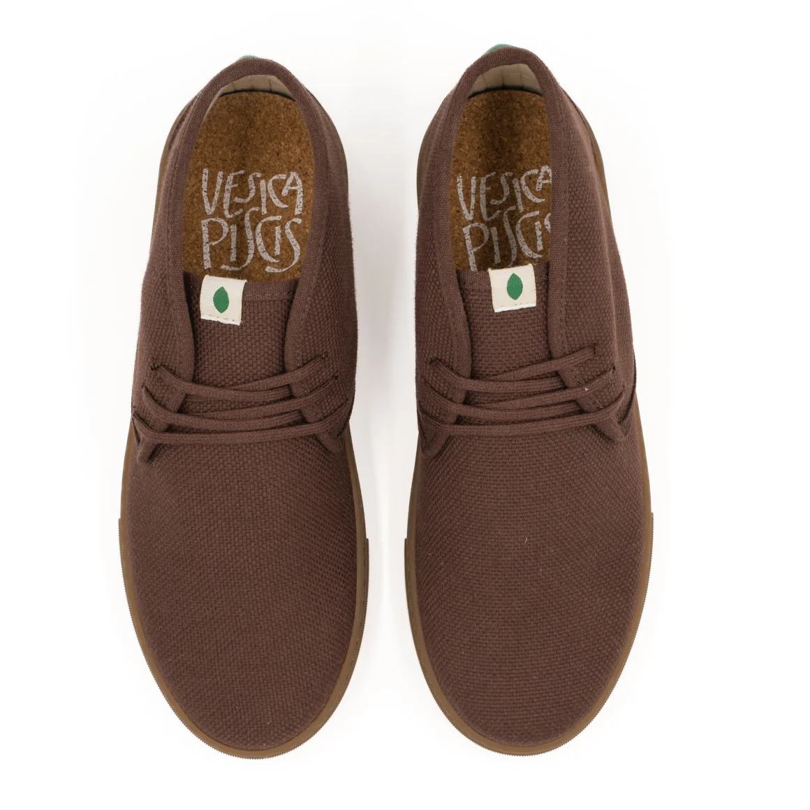 Vegan bootie brown PYT024 - Image 4