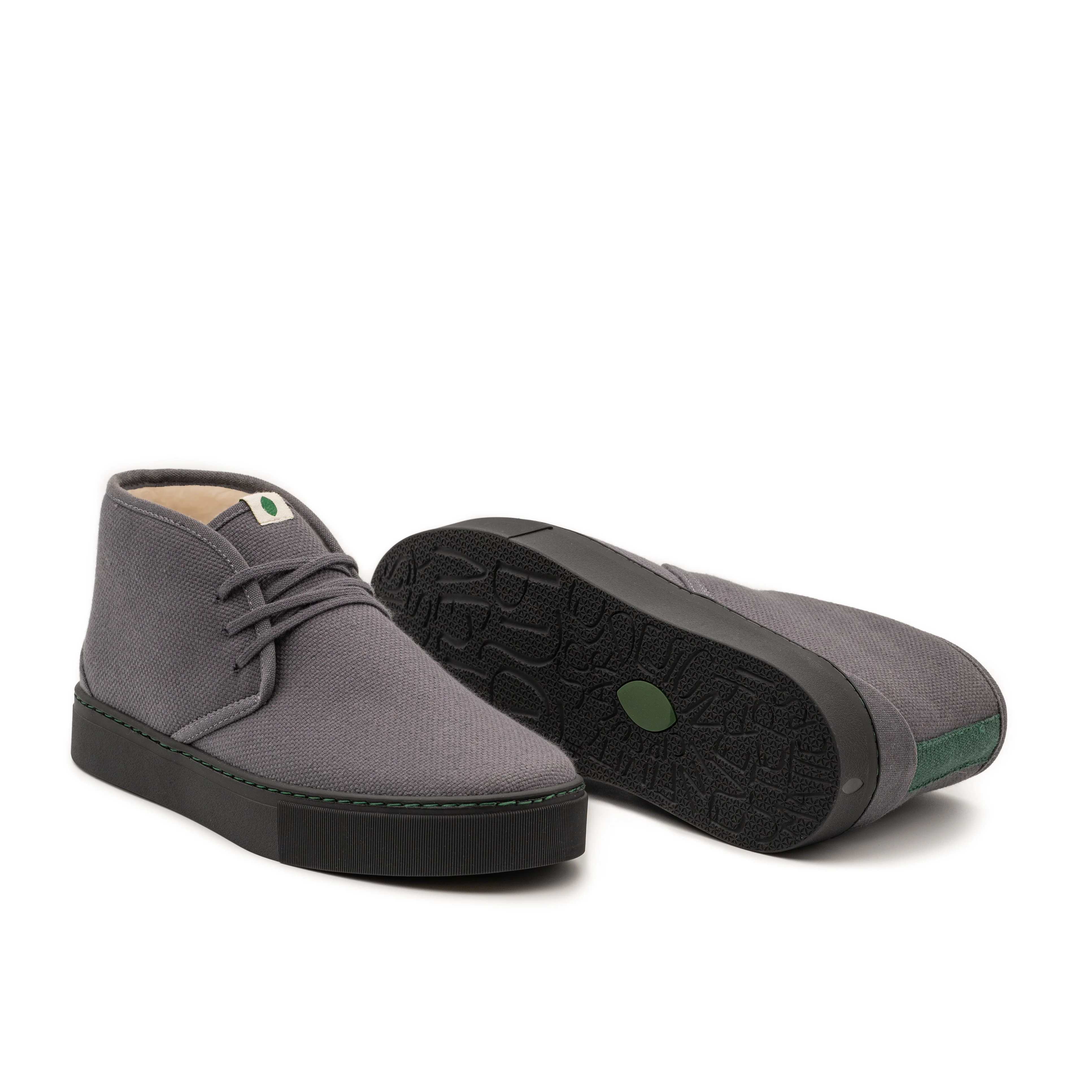 Vegan bootie gray PYT018 - Image 2