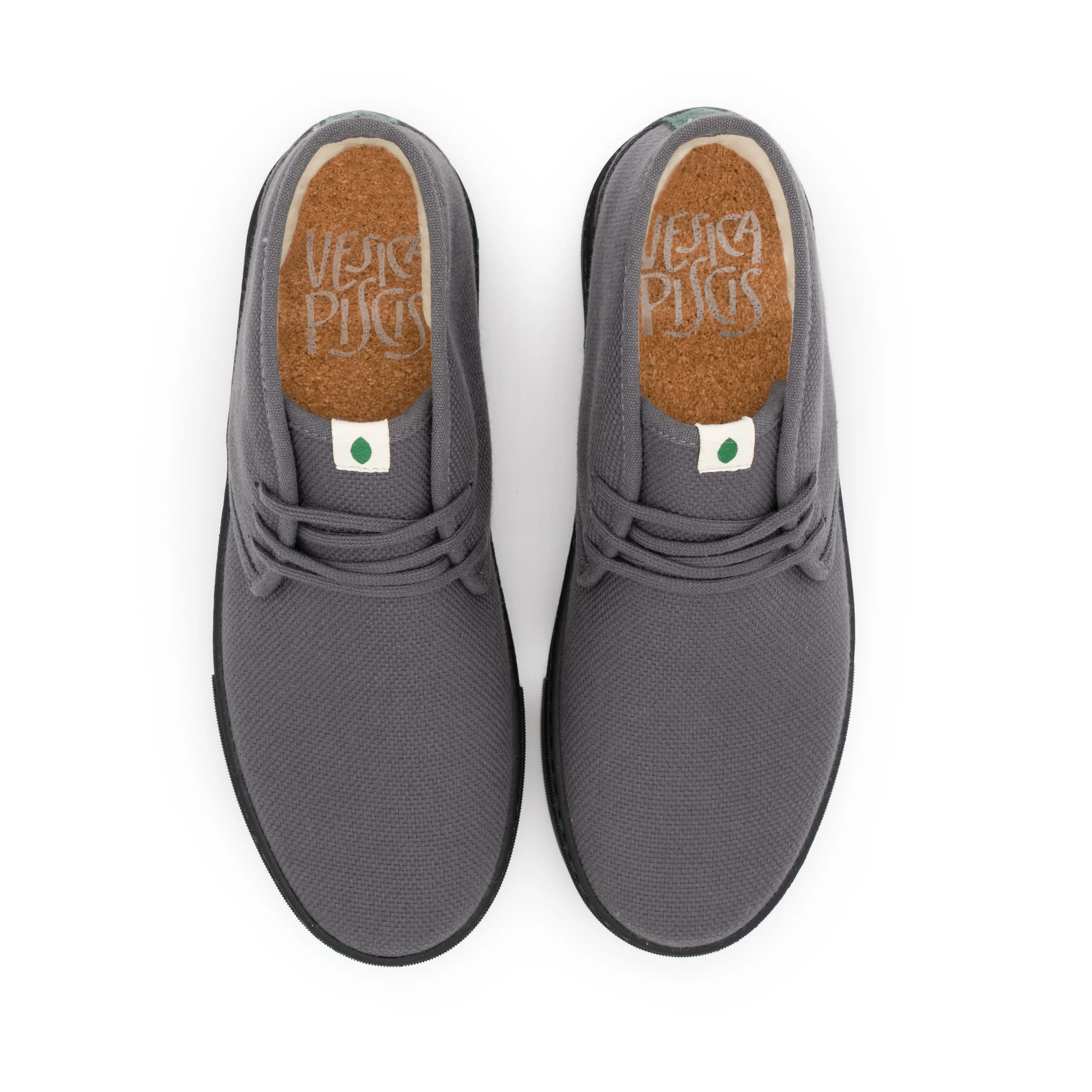 Vegan bootie gray PYT018 - Image 3