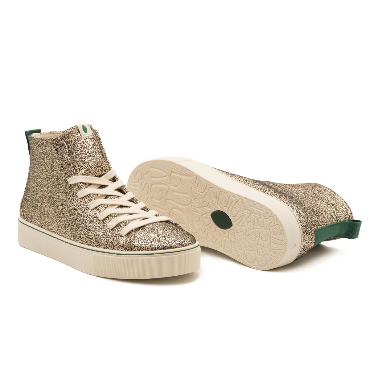 Vegan bootie gold-b LOU010 - Image 2
