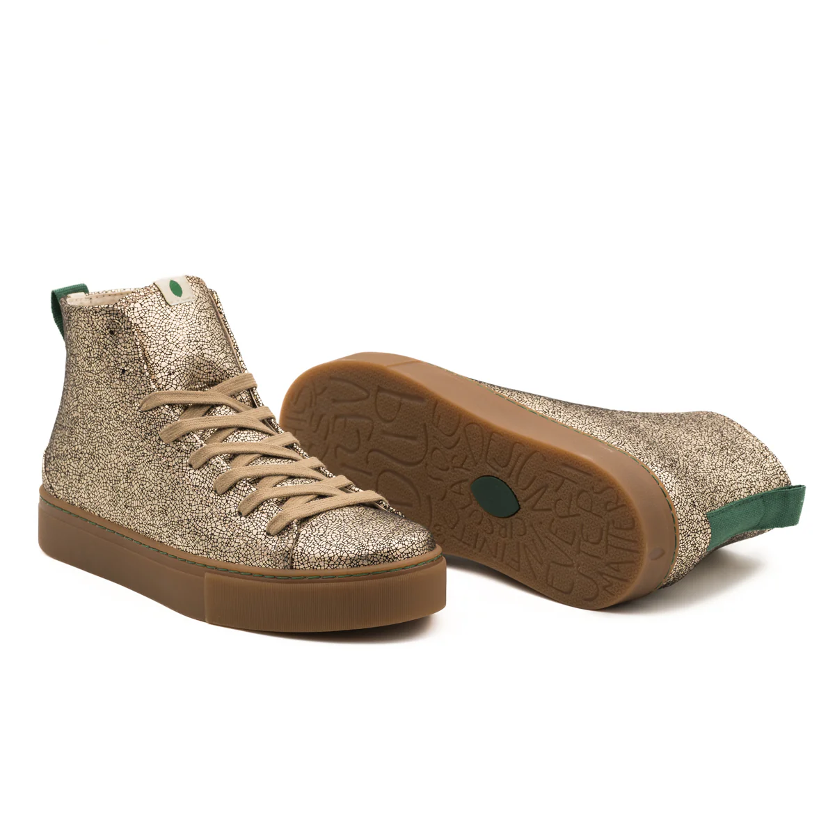 Vegan bootie gold-c LOU009 - Image 2