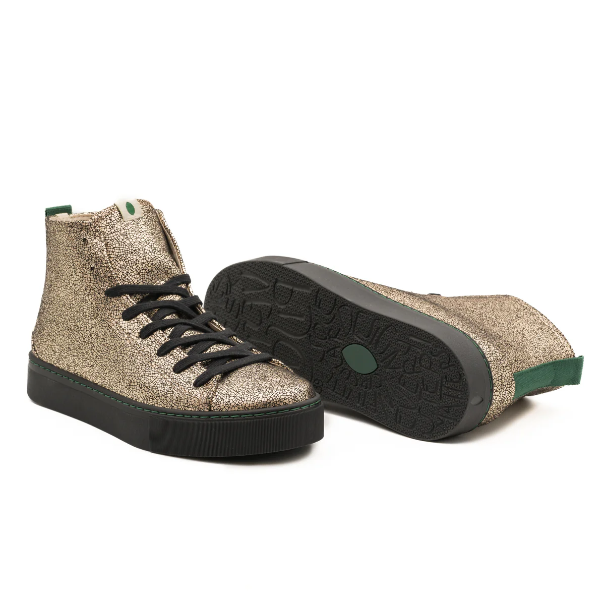 Vegan bootie gold-n LOU008 - Image 2