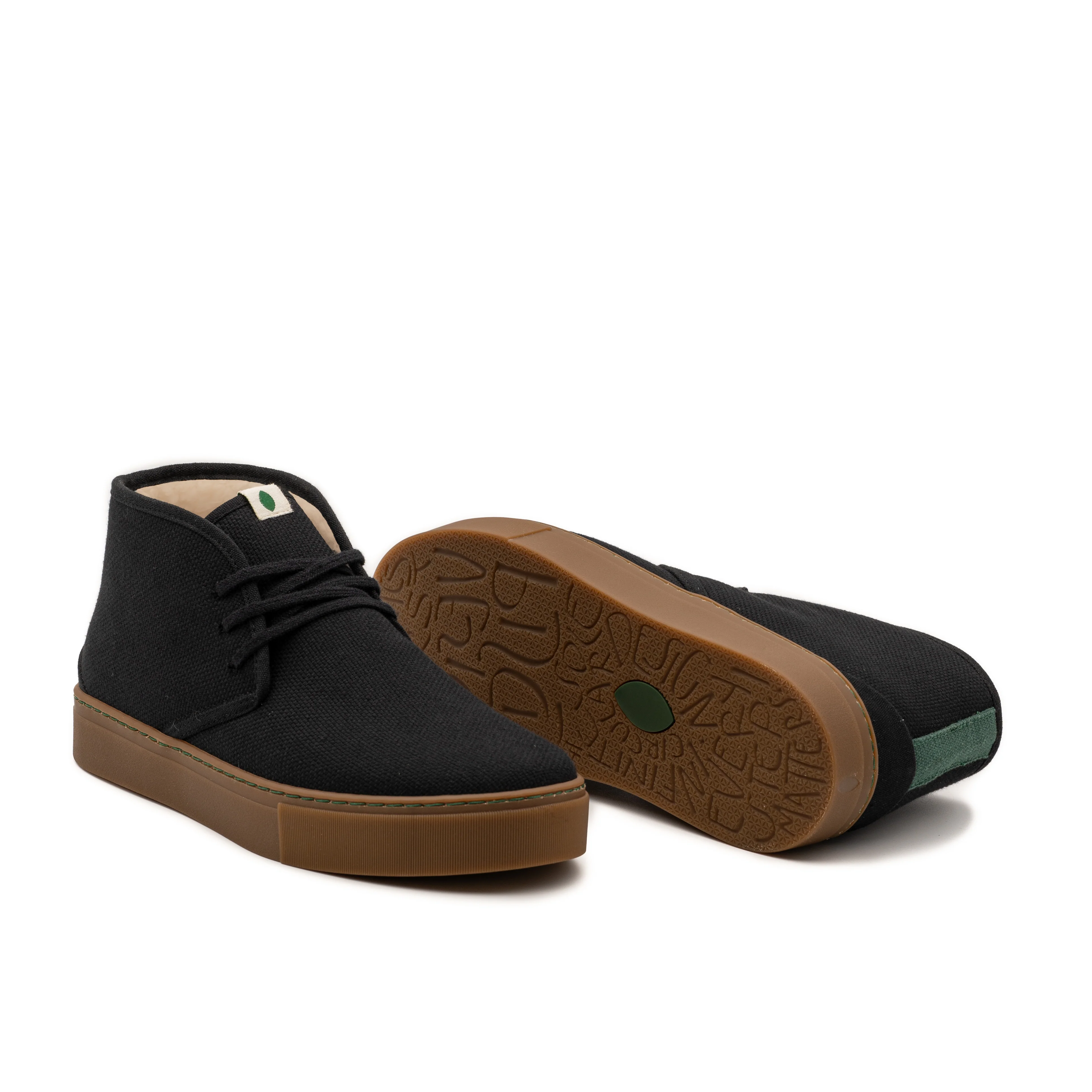 Vegan bootie black PYT001 - Image 3