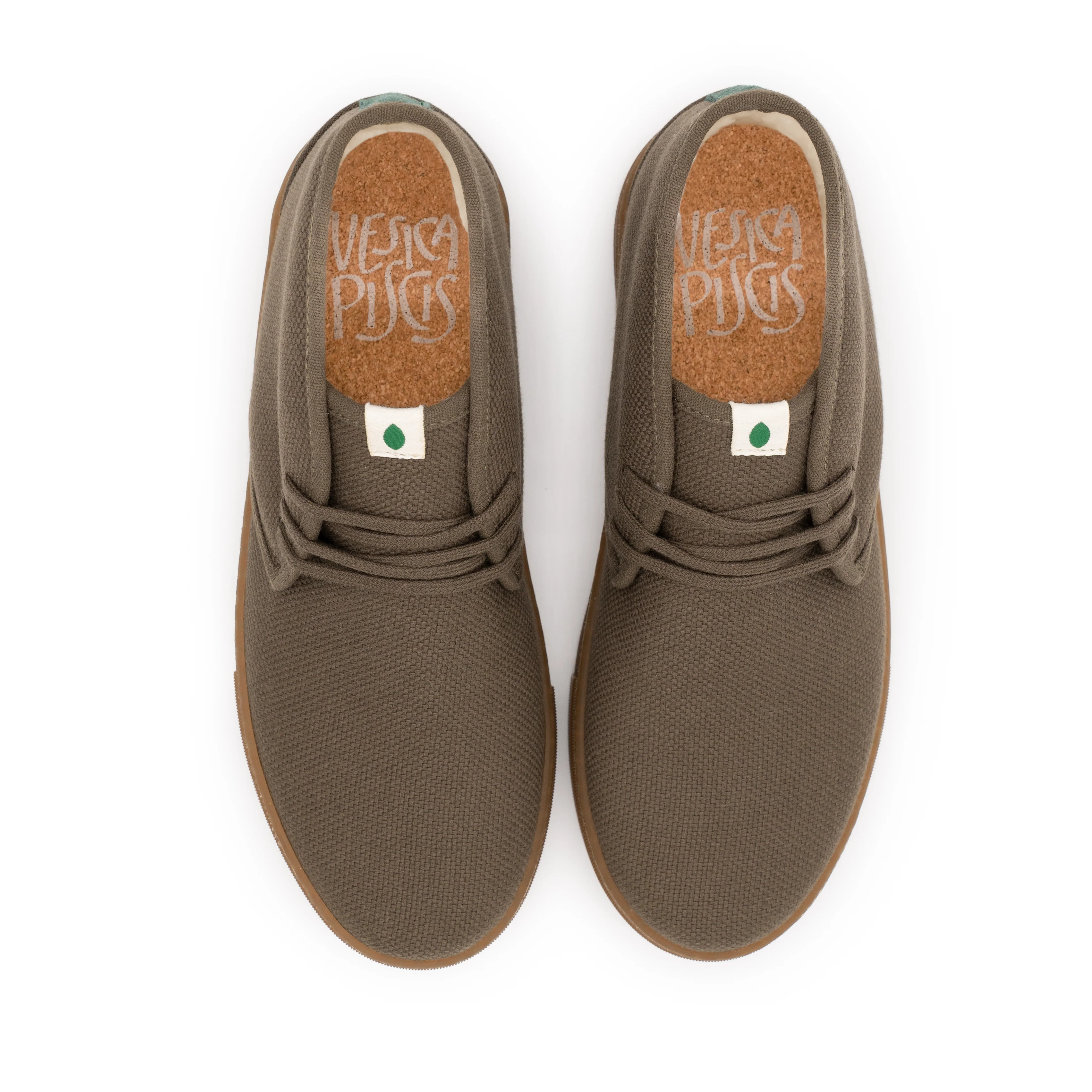 Vegan bootie khaki PYT002 - Image 4